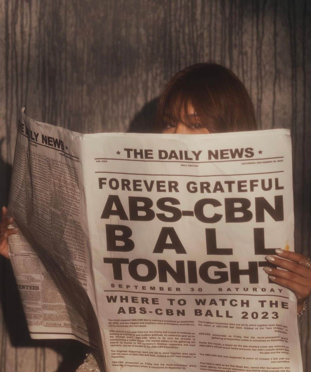 Kathryn Bernardoのインスタグラム：「Almost there! 👀  #ABSCBNBall2023 #ABSCBNBallRedCarpet2023」