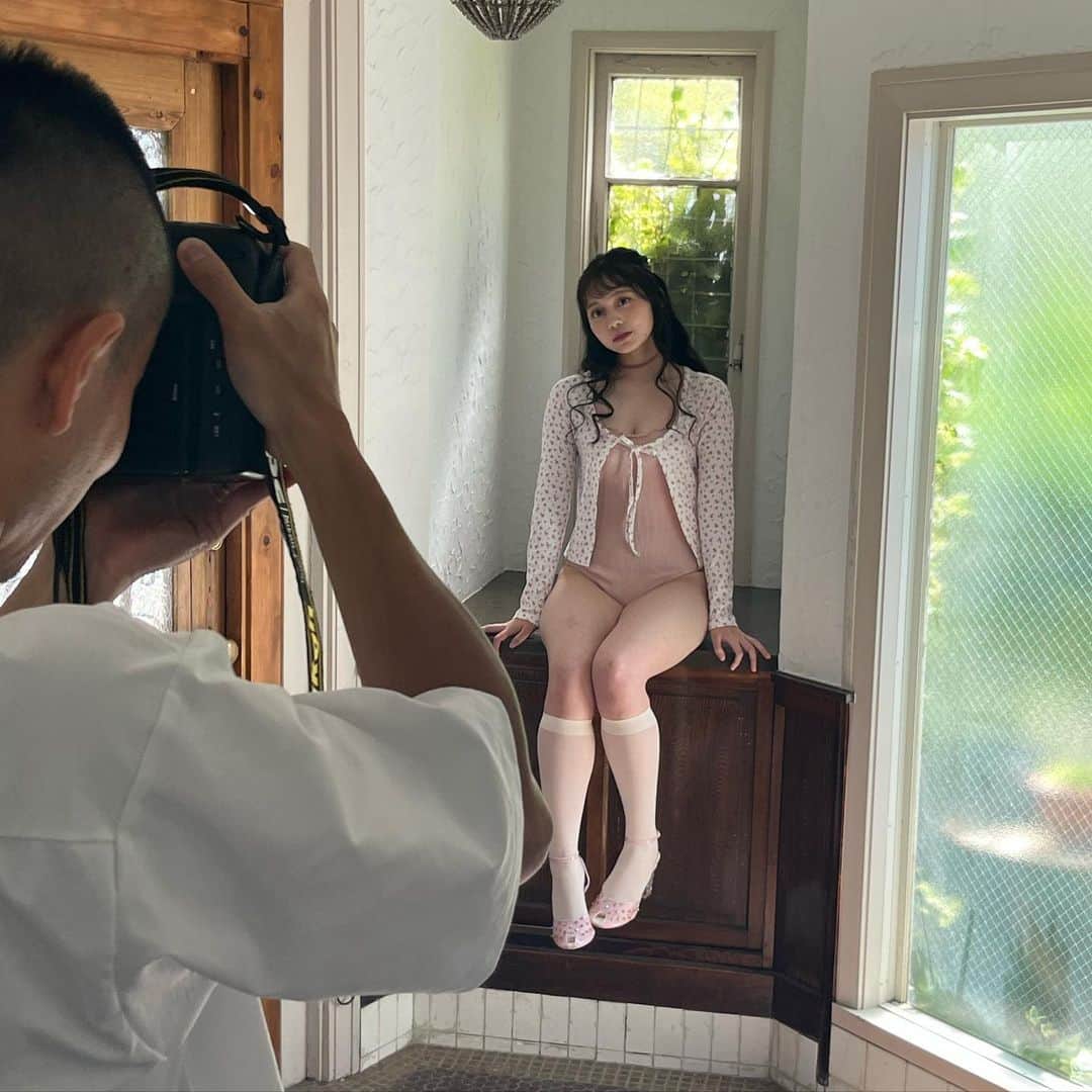 蓬莱舞のインスタグラム：「『B.L.T.』  お人形イメージなんです  #BLT #グラビア  #制コレ22  #グランプリ  #水着  #高校生  #オフショット」