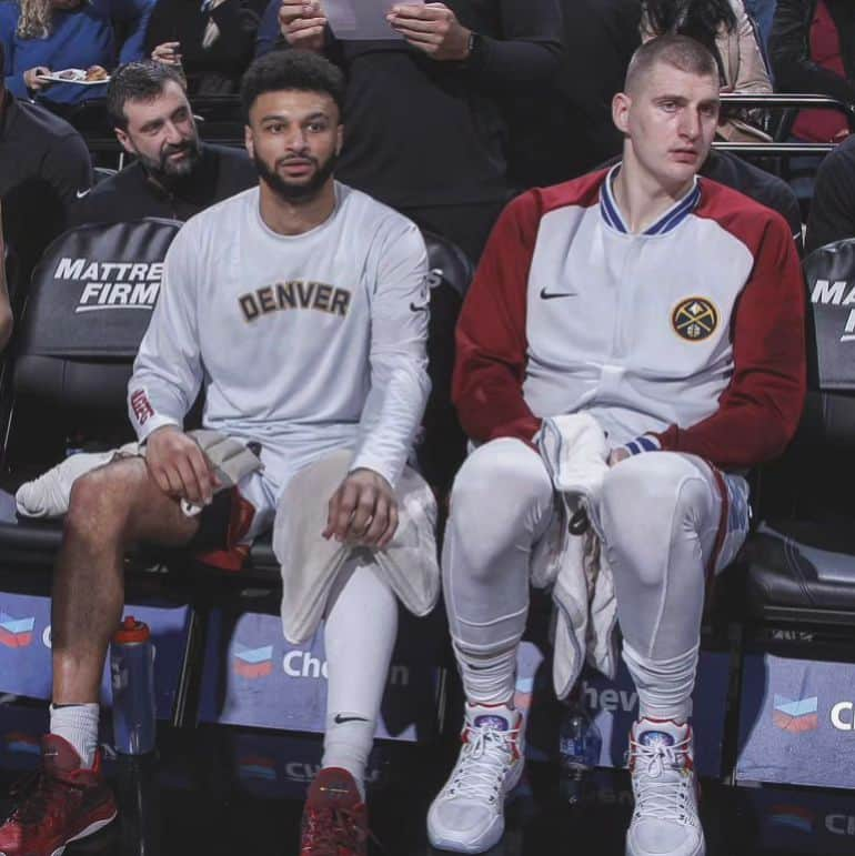 ニコラ・ヨキッチのインスタグラム：「Which NBA duo is the best in the league? 🤔 . . . #jokic #jokicnikola #joker #nikola #nikolajokic #denver #nuggets #denvernuggets #colorado #nba #basketball #serbia #usa #srbija #sombor #belgrade #beograd #mvp」