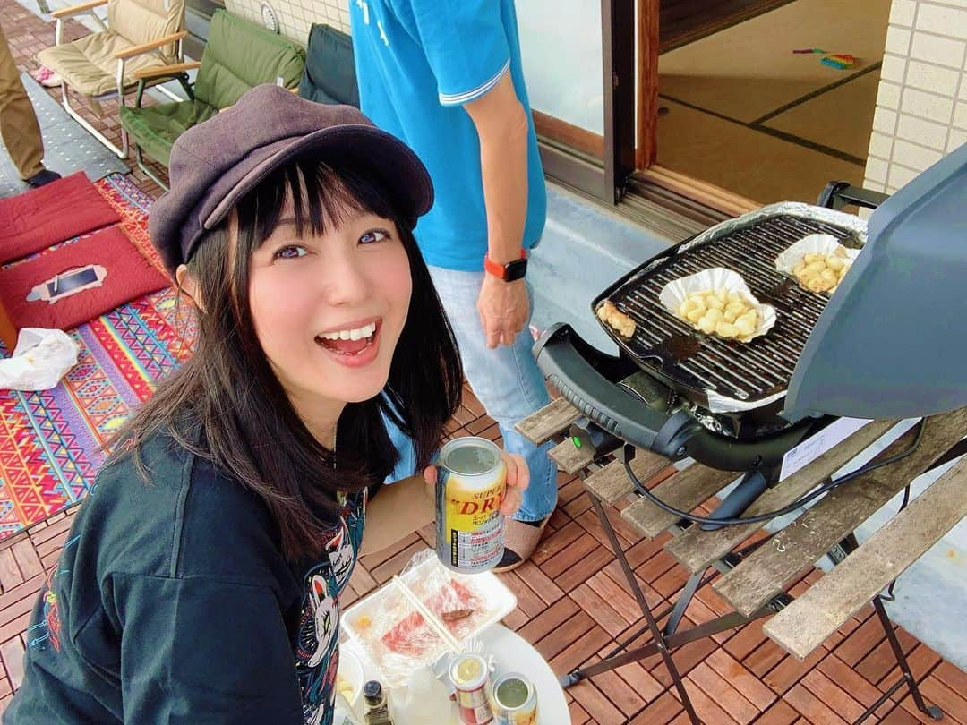 七海ななのインスタグラム：「おうちでミニななキャン2023開催しましたっ最高すぎる〜🍖🏠💝 贅沢なひとときをありがとうございました✨　次回10/21(土)開催❤️ #七海なな #ななキャン」