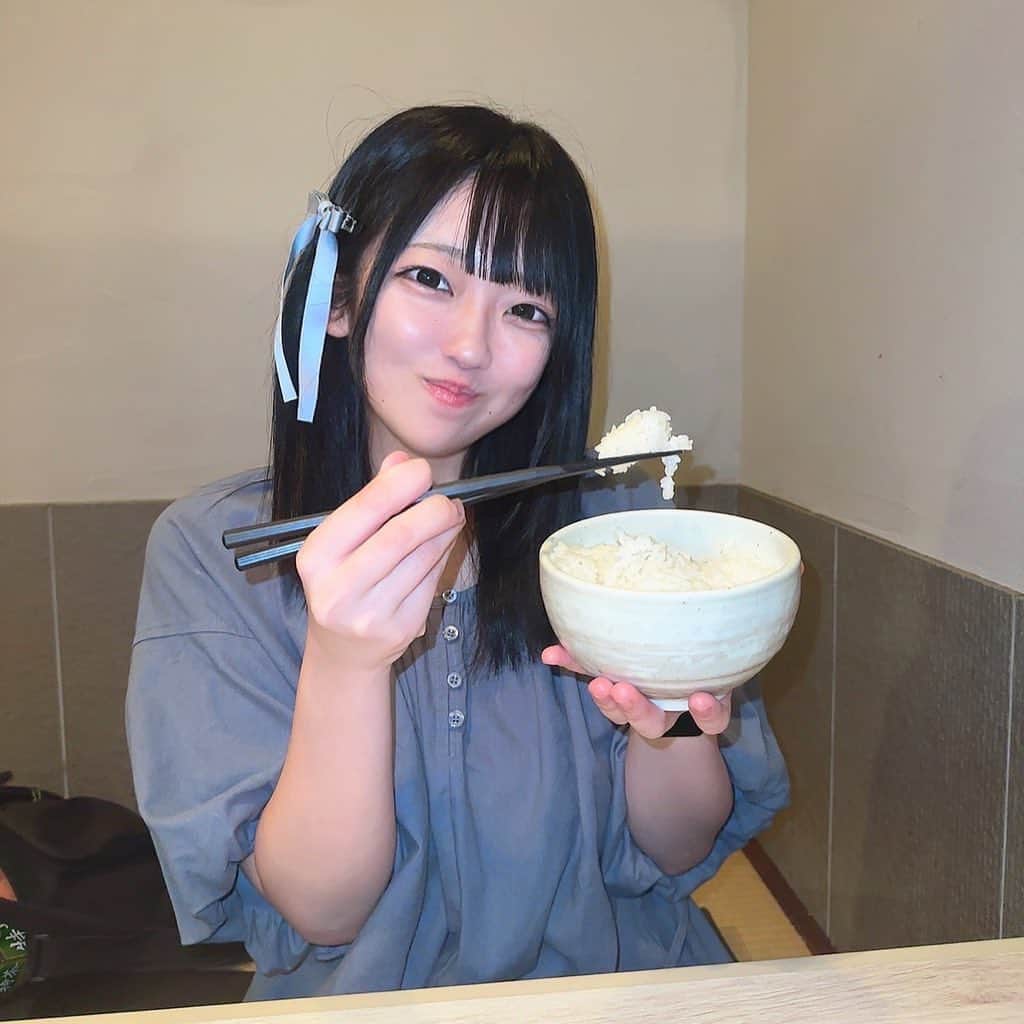 池田杏菜さんのインスタグラム写真 - (池田杏菜Instagram)「🍚🩵🍚🩵🍚  やっぱり白米が一番好きダ  .  #ご飯食べう時は大盛りだヨ #げんきもりもり池ちゃんだヨ  . . .」9月30日 22時44分 - ikestagram_o00