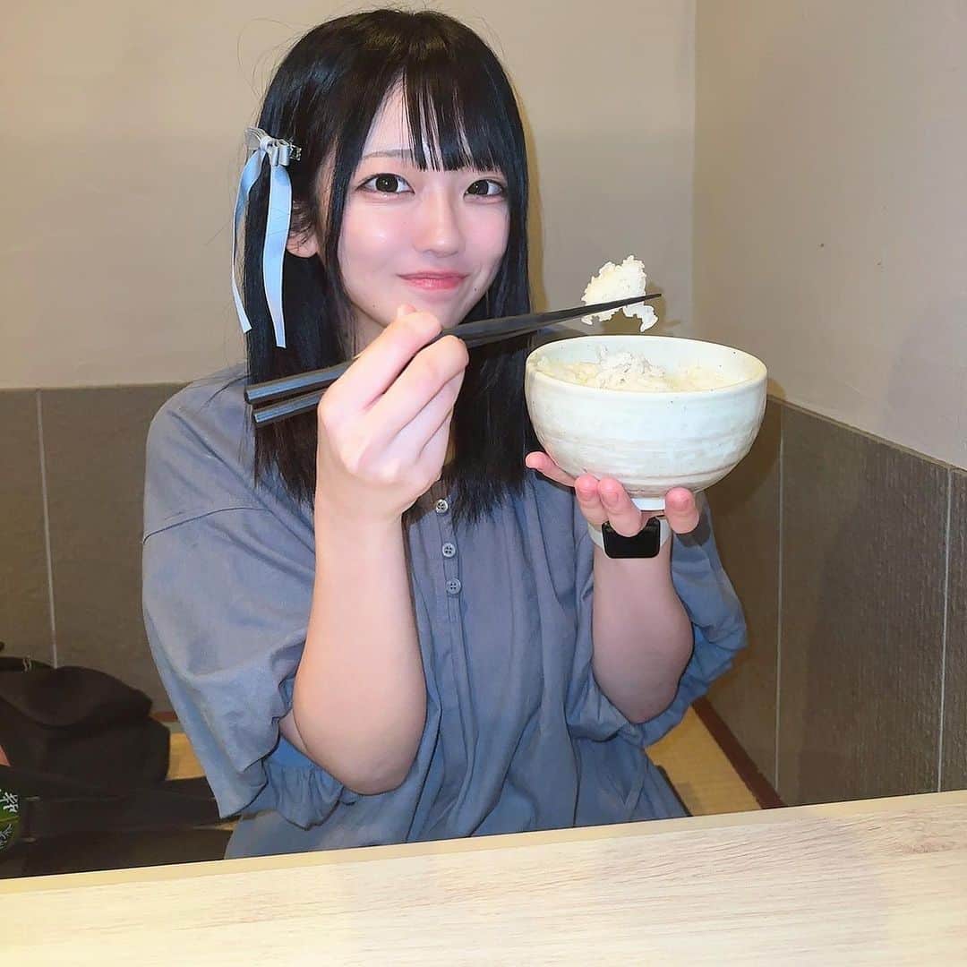 池田杏菜さんのインスタグラム写真 - (池田杏菜Instagram)「🍚🩵🍚🩵🍚  やっぱり白米が一番好きダ  .  #ご飯食べう時は大盛りだヨ #げんきもりもり池ちゃんだヨ  . . .」9月30日 22時44分 - ikestagram_o00