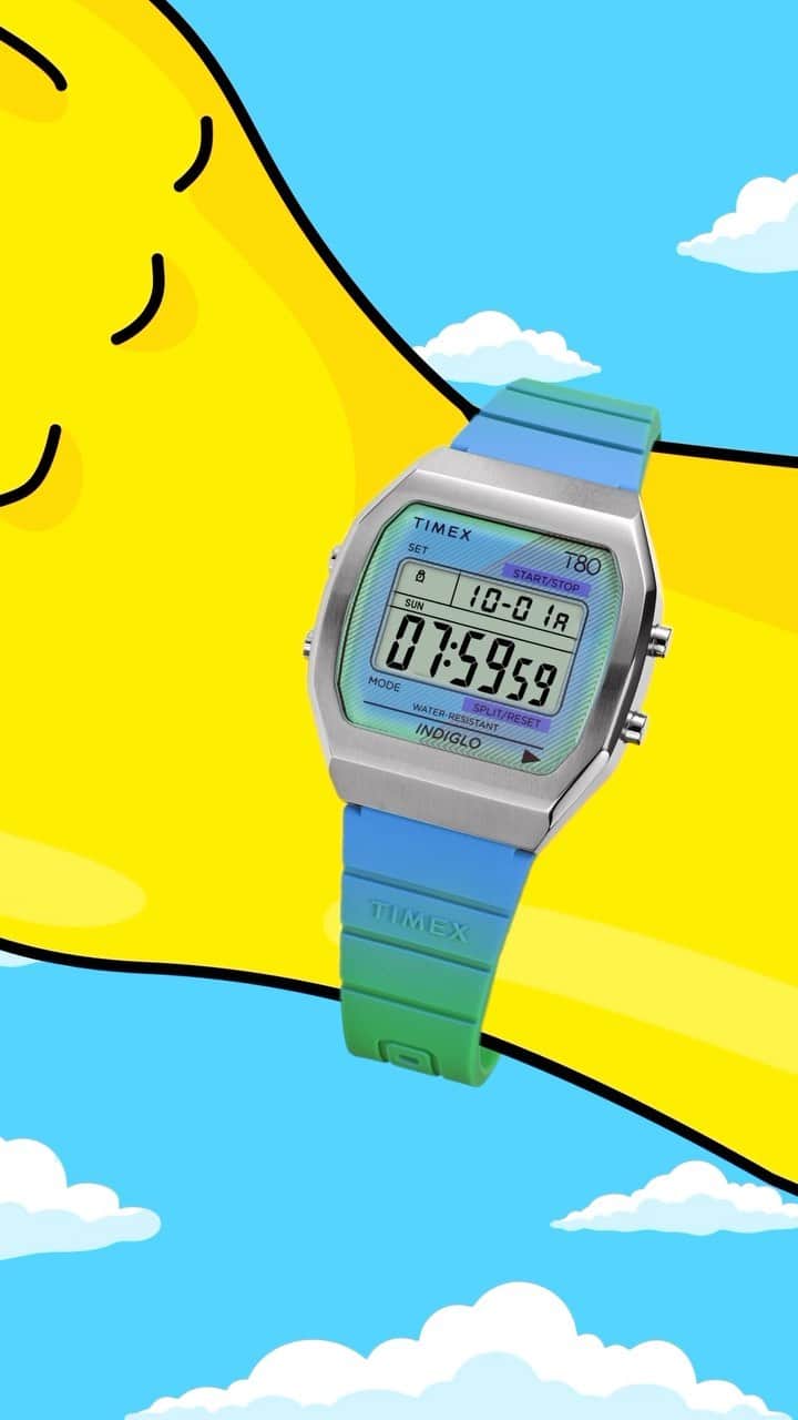 タイメックスのインスタグラム：「“There’s a 4:30 in the morning now? 🤯” - Bart Simpson ⁣⁣ ⁣⁣ Us setting our alarms to watch the new season of #TheSimpsons tomorrow. Are you tuning in? ⁣⁣ ⁣⁣ #timex #timetowatch @thesimpsons」