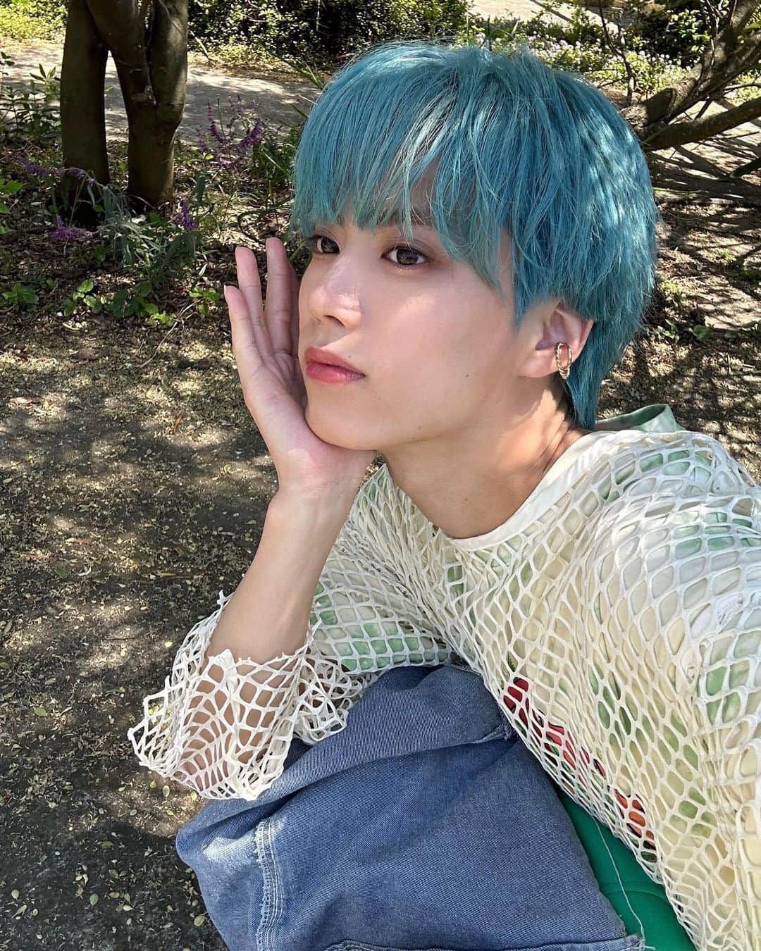 小堀柊さんのインスタグラム写真 - (小堀柊Instagram)「青髪が恋しい〜🫧」9月30日 22時39分 - s.huuu_k