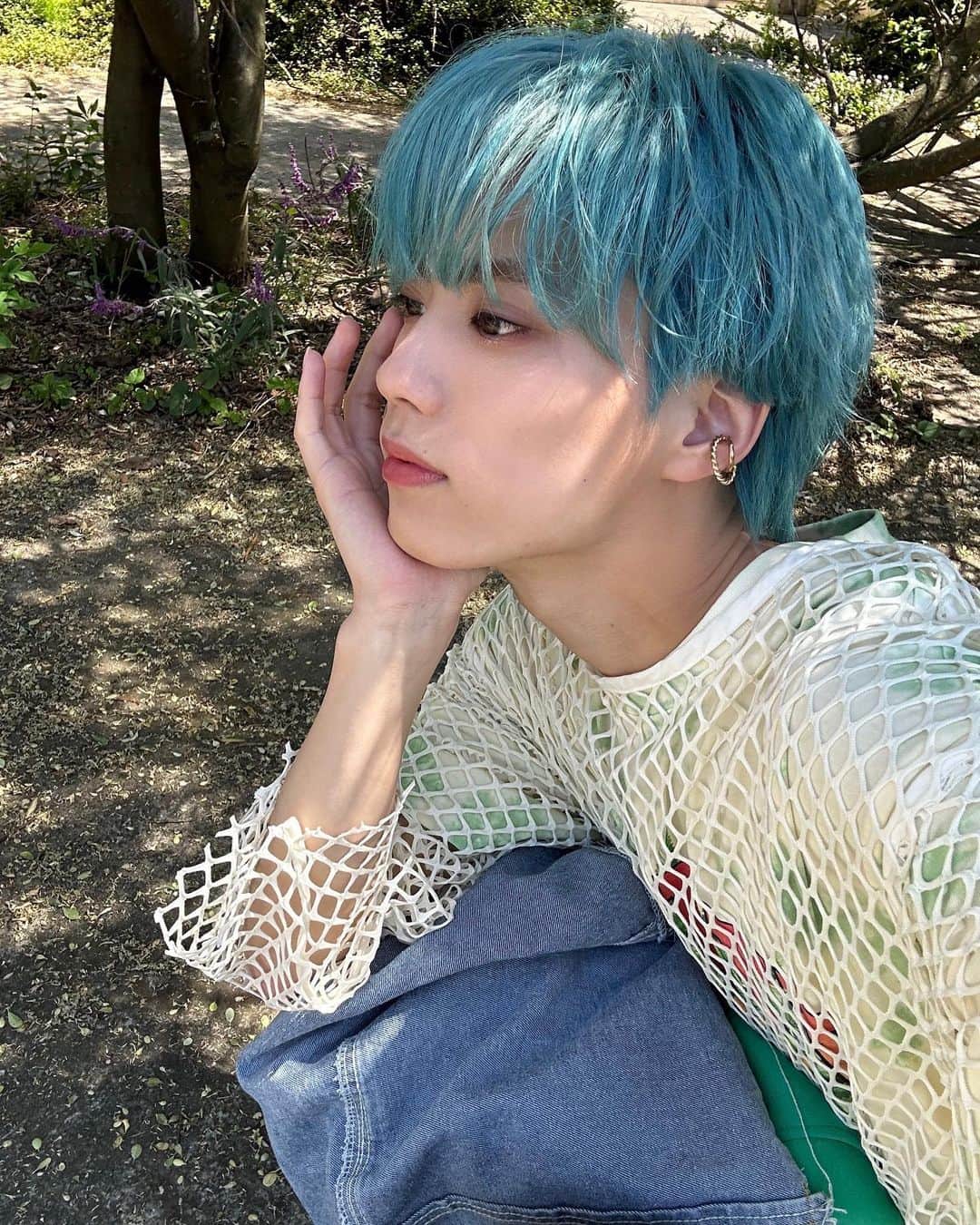 小堀柊さんのインスタグラム写真 - (小堀柊Instagram)「青髪が恋しい〜🫧」9月30日 22時39分 - s.huuu_k