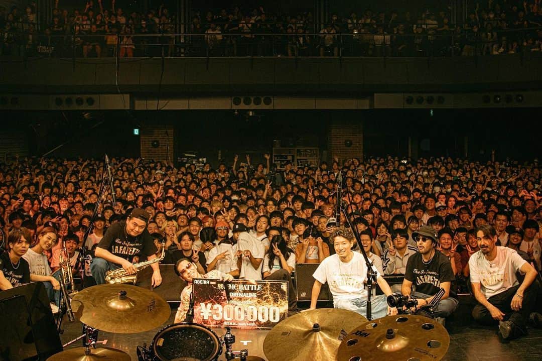 のインスタグラム：「23.9.30戦極MCBATTLE vs 真ADRENALINE ご馳走様でしたÅÅÅ」