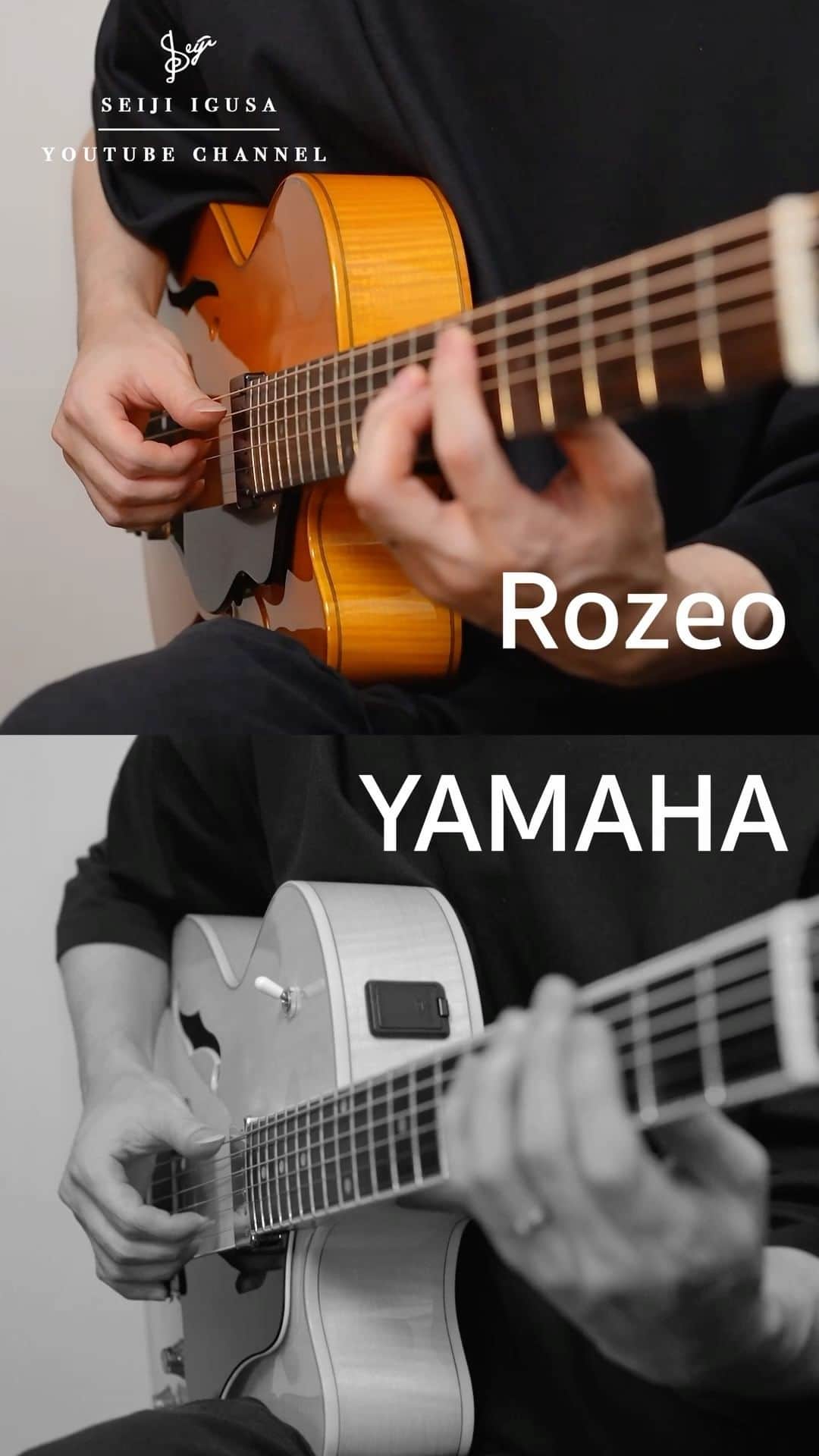 井草聖二のインスタグラム：「Which sound do you like better? #rozeo #yamaha」