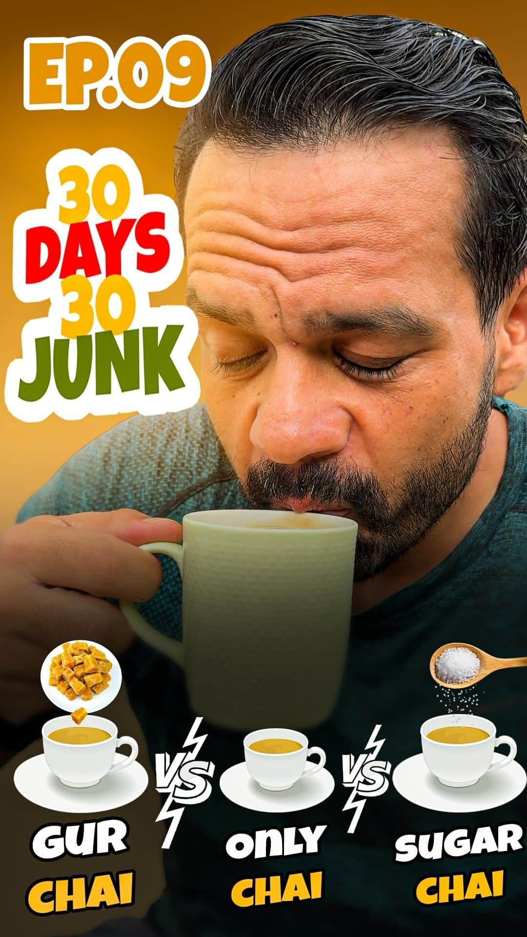 Gaurav Tanejaのインスタグラム：「Chai Episode #30Day30Junk」