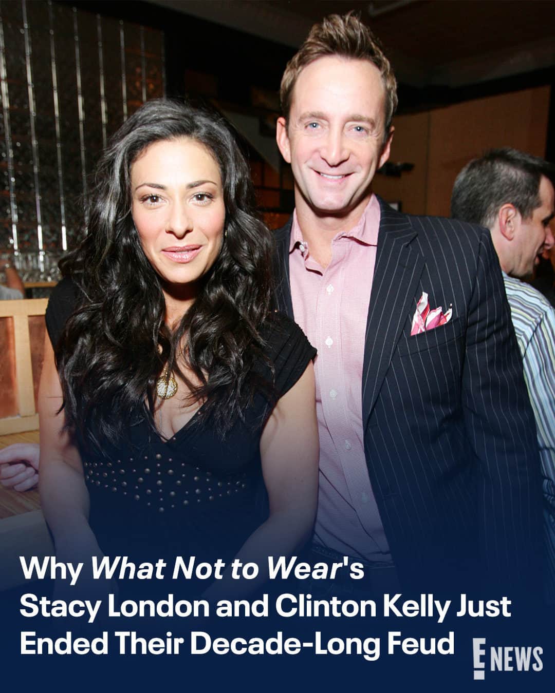 E! Onlineさんのインスタグラム写真 - (E! OnlineInstagram)「Stacy London and Clinton Kelly's fractured friendship got a makeover of its own. Their feud steps into the 360 mirror at the link in bio. (📷: Getty)」10月1日 0時00分 - enews
