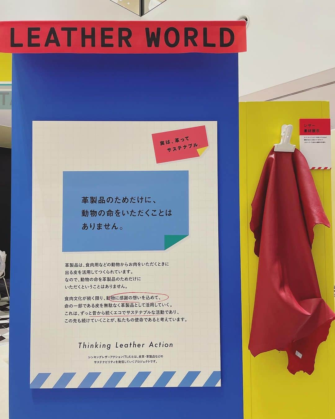 蒼あんなさんのインスタグラム写真 - (蒼あんなInstagram)「. . 「 LEATHER WORLD 2023 」  #thinkingleatheraction 🐐🌿  自分が使う皮製品について もっと知りたいなって調べていたら、 ちょうーーどPOP UPが 渋谷スクランブルスクエア7Fでやっていて、 すごくいい展示コーナーだったのでご紹介🫶✨  エコレザーも色々なものが出てきて沢山選択肢がある中で、 それぞれのメリットやデメリット、 その生産過程を知っていくこと、  当たり前に使ってるものほど 分かった気でいるものが多かったなって。  自ら知ろうとしなければずっと知らないままな気がして、 今回すごくいい勉強の機会だった！  クイズやワークショップ、 無料のレザーメンテナンスもやっててて 時間あったらもっといたかった😂  今持ってる革製品、 もっともっと今以上に長く大事に 愛着もって使っていきたいなって思ったよ🤲✨  イベントPOP UPは明日10 月1日まで開催中なので、是非のぞいてみてね☺️  おすすめ！！  LEATHER WORLD 2023 日時 : 9月30日(土曜日)-10月1日(日曜日) 場所 : 渋谷スクランブルスクエア 7F 時間 : 10:00 ‒ 21:00 (ワークショップ 20:00まで)  #leatherworld2023 #japanleather #テーーマ #PR #レザー #leather」9月30日 23時46分 - twins_anna