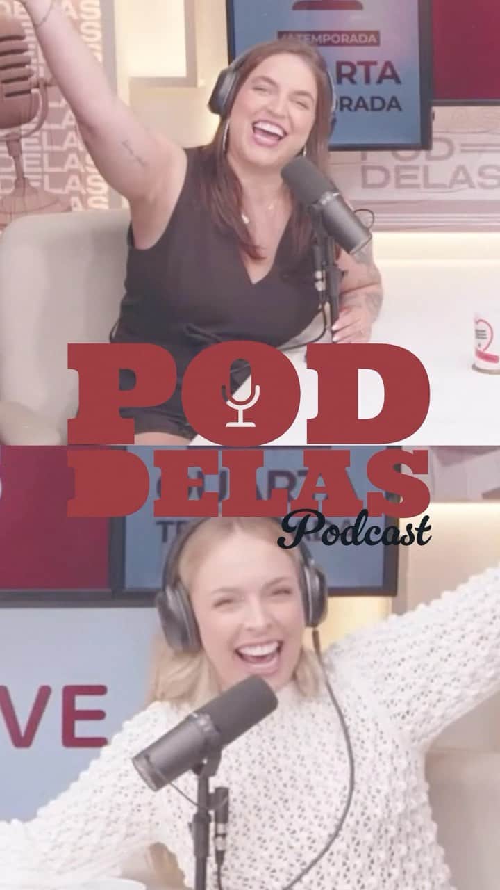 Bruna Unzuetaのインスタグラム：「Hoje, celebramos o dia internacional do PodCast e é uma ocasião perfeita para reconhecermos e aplaudirmos a grandeza desse formato que veio e conquistou o mundo! O PodDelas tem nos proporcionado uma janela para histórias incríveis e oportunidades únicas de conhecer grandes nomes que sempre admiramos.  E claro, um agradecimento a toda nossa audiência tão fiel, que nos acompanha toda semana e vibra com todo nosso crescimento. Um beijo, PodDelas PodCast ❤️🥇🎙️」