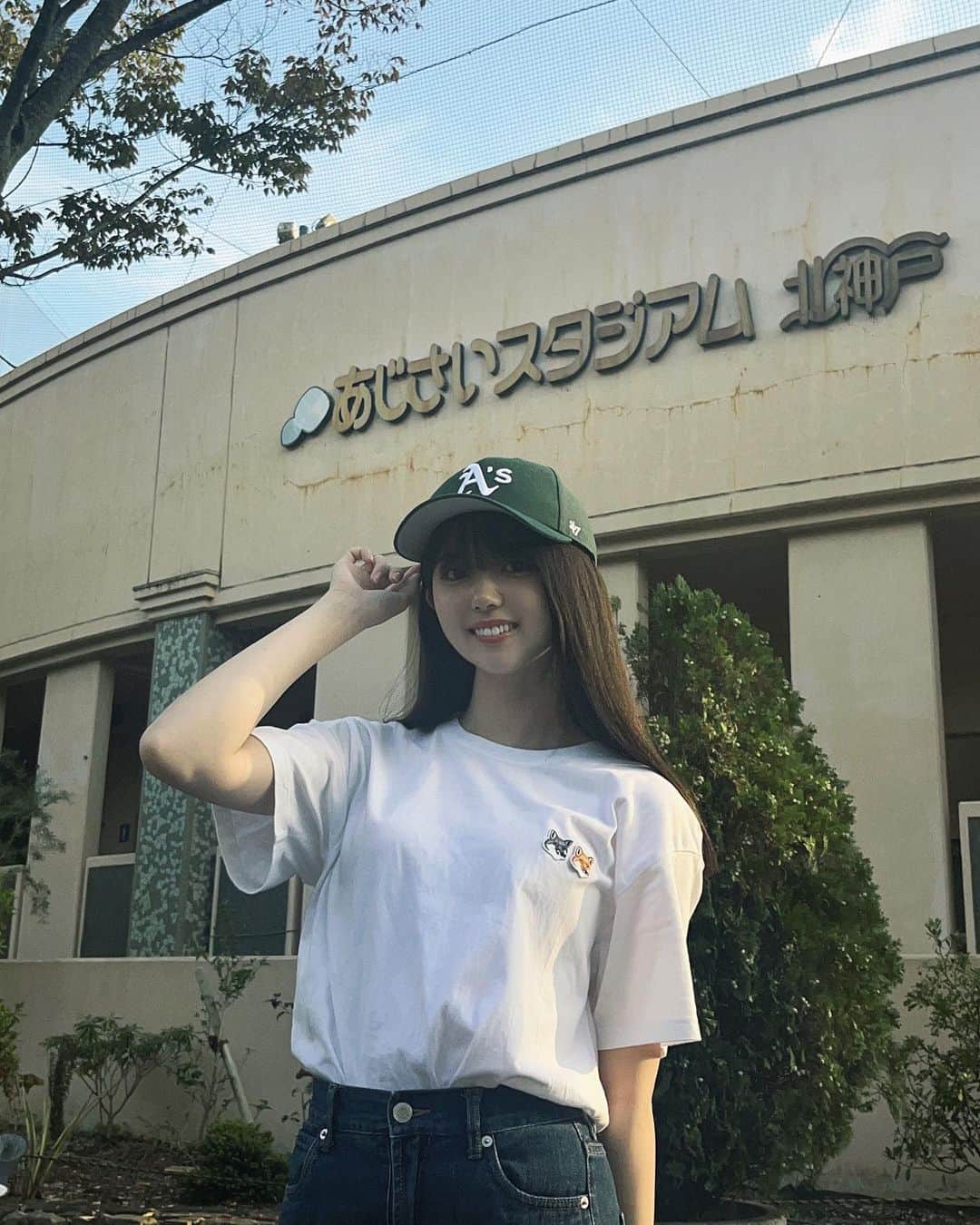 坂下真心のインスタグラム：「． ⁡ ⁡ 初 女子野球観戦 ⚾️️️꙳⟡ ⁡ 阪神タイガースwomenの試合を観させていただきました！ ⁡ 凄い！格好良い！圧倒されました！！ ⁡ また行けたらいいなあ…🕊‪🌱‬ ⁡ ⁡ #阪神タイガース #タイガースwomen #女子野球  #05 #ljk #idol #nmb48 #athletics #mlb」