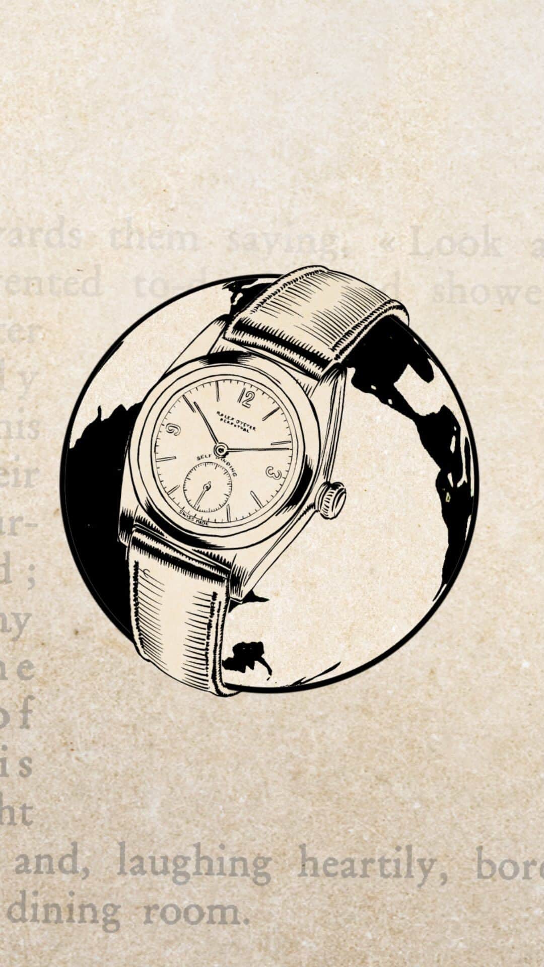 rolexのインスタグラム：「Hans Wilsdorf, the founder of Rolex, created the first waterproof wristwatch and later the self-winding mechanism with a Perpetual rotor. He tackled the most complex technical challenges, determined to solve them with the utmost simplicity. As this 1946 advertisement shows, his was a story of endeavour with an accent on the importance of delivering a practical watch that could go, simply everywhere. #Rolex #Perpetual」