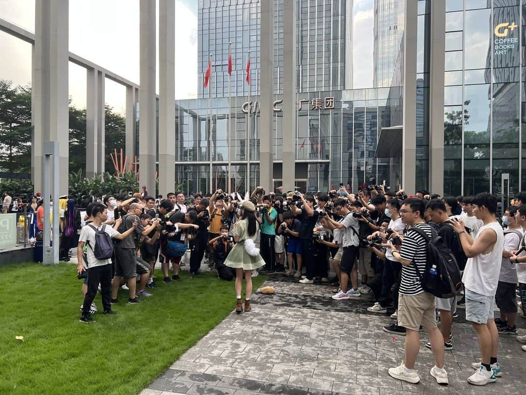 綺太郎のインスタグラム：「今日は広州漫展に」