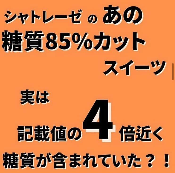 糖質制限ドットコムのインスタグラム：「日本初の糖質制限専門店が教える豆知識💡  ✨血糖値が上がるかどうかの見分け方✨  「当店代表が血管を張ってリクエストにお応えする血糖測定企画」  【血糖値が上がるかどうかをカンタンに見分けるには？】  今回は、シャトレーゼの「糖質85％カットのショートケーキ」 を食べて測定しました。  まず、糖質量のチェック。  「糖質5.0g※」 ※エリスリトールを除いた糖質  と表記されています。  と言うことは、血糖値に影響する糖質が5.0gということなんですが、ローソンのブランパンと同じく、ケーキ1個が何グラムなのかは書いておりません。  シャトレーゼの糖質カット商品は、だいたい書いてる糖質の2倍血糖値が上がるのですが、今回の結果は…  シャトレーゼ「糖質85％カットのショートケーキ 糖質5.0g」  1個摂取  空腹時　　81mg/dl 30分値　   89mg/dl 60分値　  140mg/dl 90分値　  125mg/dl 120分値　  92mg/dl  予想よりはるかに上がってしまいました。  血糖値の上昇から、含まれている糖質量を割り出してみましょう。  「1g の糖質が2型糖尿病患者の血糖値を 3mg/dl 上げる」から計算すると  5.0g × 3mg/dl ＝ 15mg/dl   の上昇になるはずが、最大で59mg/dl の上昇。  逆算すると、  59mg/dl ÷ 3mg/dl ＝ 19.66g  の糖質量になりますね。  これまで何度か他店の商品の血糖測定結果を書いてますが、読んだ方から  「血糖測定器を持っていないので自分で調べることができません。 どうすれば血糖値が上がるか分かりますか？」  と質問をいただきます。  カンタンです。  作ってるメーカーに電話して、ちゃんと糖尿病患者で血糖測定をしているのか聞いてください（笑）  と言うと身もふたもないので、もっとカンタンに見分ける方法を。  商品の内容量をちゃんと「○g」と書かずに「1個」やら「1枚」なんて書いてるのは、血糖値が上がると思ってもらって間違いないです。  1個が何グラムか不明なのに、なんで1個、1枚あたりの糖質量が表記できるのか？  良心のあるメーカーならこんな記載は絶対にしませんので。  #糖質制限 #糖質制限豆知識 #糖尿病 #糖尿病食 #ダイエット効果 #健康人生 #ダイエット食品 #糖質制限中 #糖尿病予備軍 #糖尿病の人と繋がりたい #糖尿病レシピ #糖尿病予防 #糖質制限食 #糖質制限ごはん #糖質制限生活 #血糖値を上げない食事 #健康サポート #健康が一番 #糖質制限ダイエット中 #糖尿病だけど食は美味しく楽しみたい #糖尿病糖質制限食 #健康にダイエット #健康でいたい #食事サポート #ロカボ飯 #糖尿病ごはん #糖尿病治療中 #糖質制限中でも食べれる #糖質制限ドットコム #豆知識」