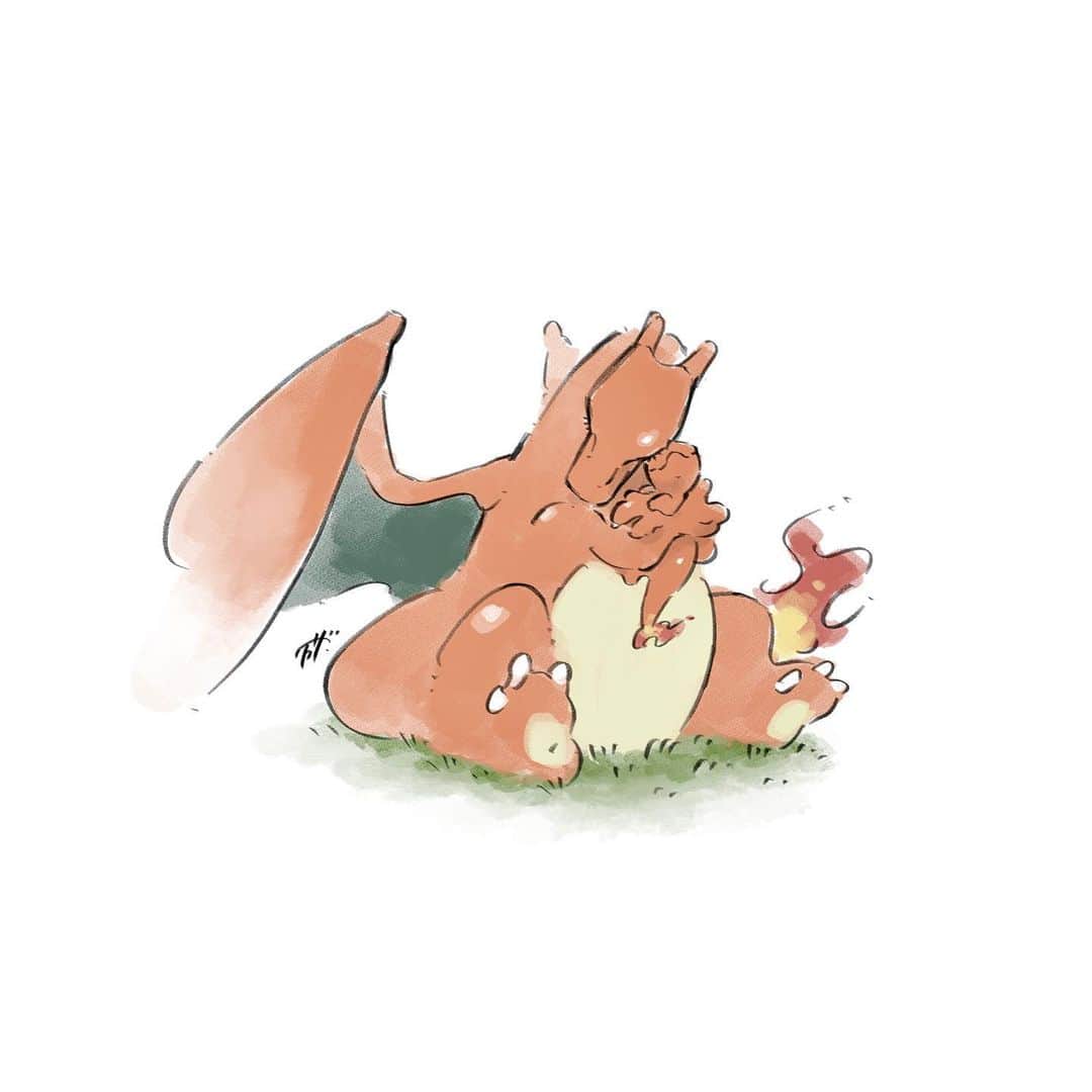 クラナガさんのインスタグラム写真 - (クラナガInstagram)「たまに描くと楽しいね🍊  #イラスト #illustration #instagood  #ポケモン #pokemon」10月1日 0時32分 - kuranaga11