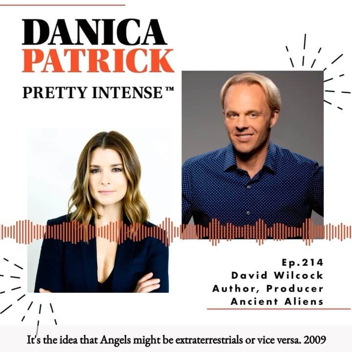 ダニカ・パトリックのインスタグラム：「What do you ask the fascinating @david_wilcock when you finally get him on the show and he hasn’t done an interview in 2 years? EVERYTHING! • I have followed David’s work on YouTube, in documentary’s, and seen him on ancient aliens for a long time. We talked about ets, crafts, future craft we are making, deep state, human evolution and so much more. I am so grateful for people that are willing to share information that so many are scared of or others want to keep hidden. It helps us all start to realized there is more going on, a lot more, than what meets the eye. Or our screens. 🙌🏼 • Check out his website - thedisclosure.com and his new book coming out - The Michael Prophecies.」