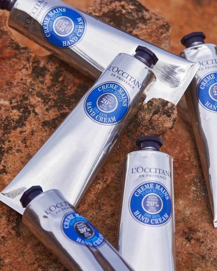 ロクシタンのインスタグラム：「Why have one when you can have them all! Stock up on our iconic Shea Butter Hand Cream. One sold every 2 seconds worldwide!」