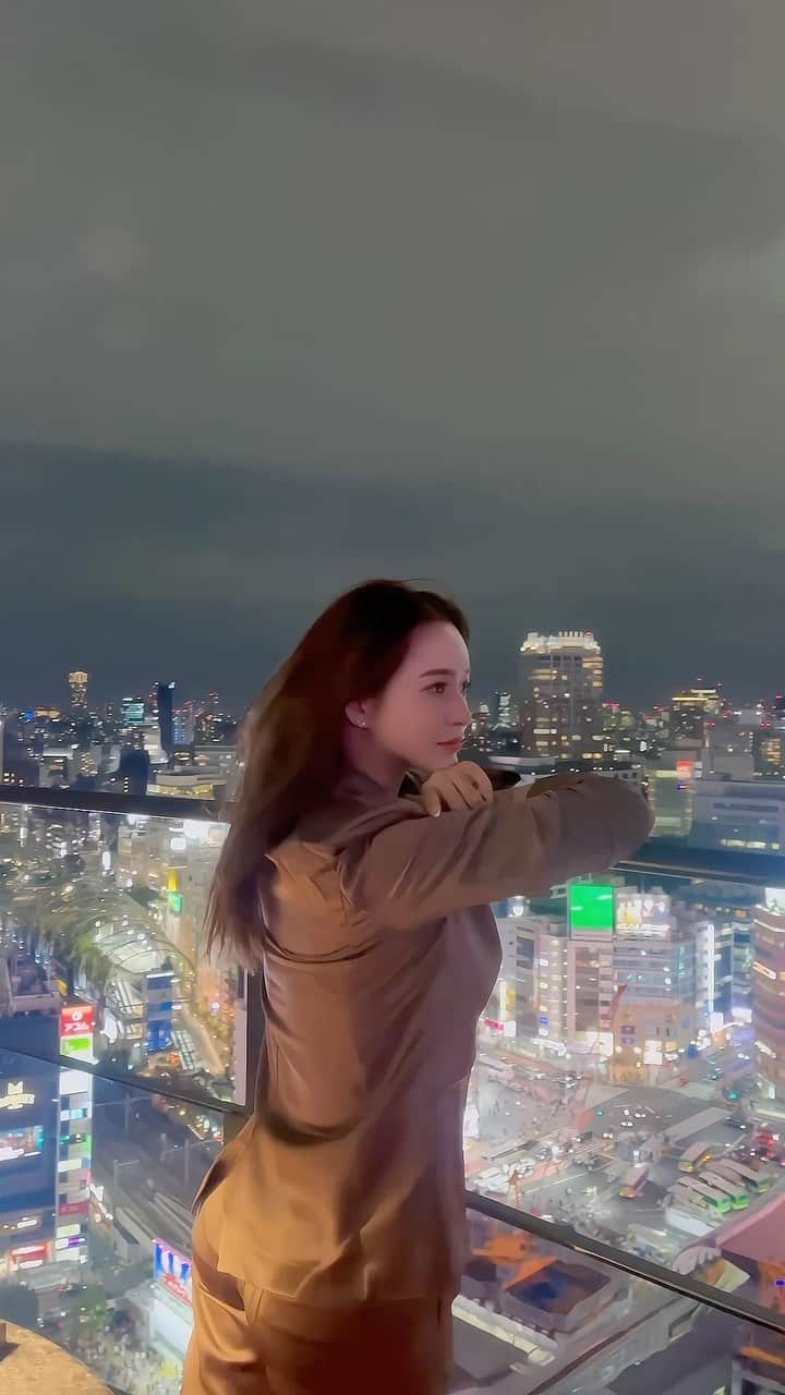 野崎萌香のインスタグラム：「@amaterasjapan AMATERAS NIGHT🌃」