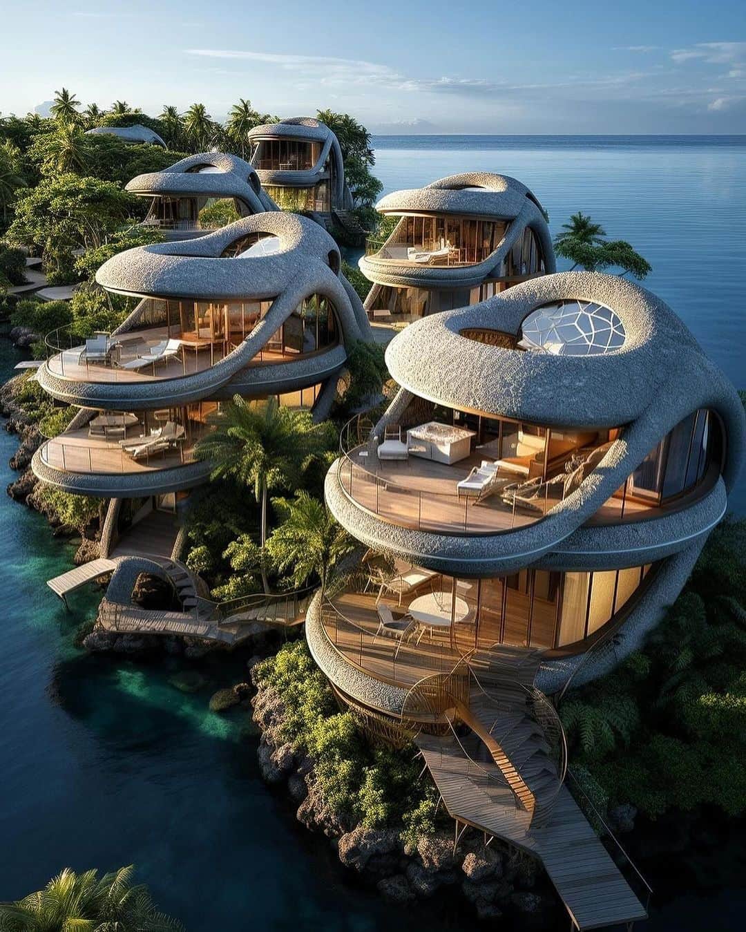 Earth Picsさんのインスタグラム写真 - (Earth PicsInstagram)「10 ai augmented designs for Maldives hotels by @khaled_sadeden_design」10月1日 1時46分 - earthpix