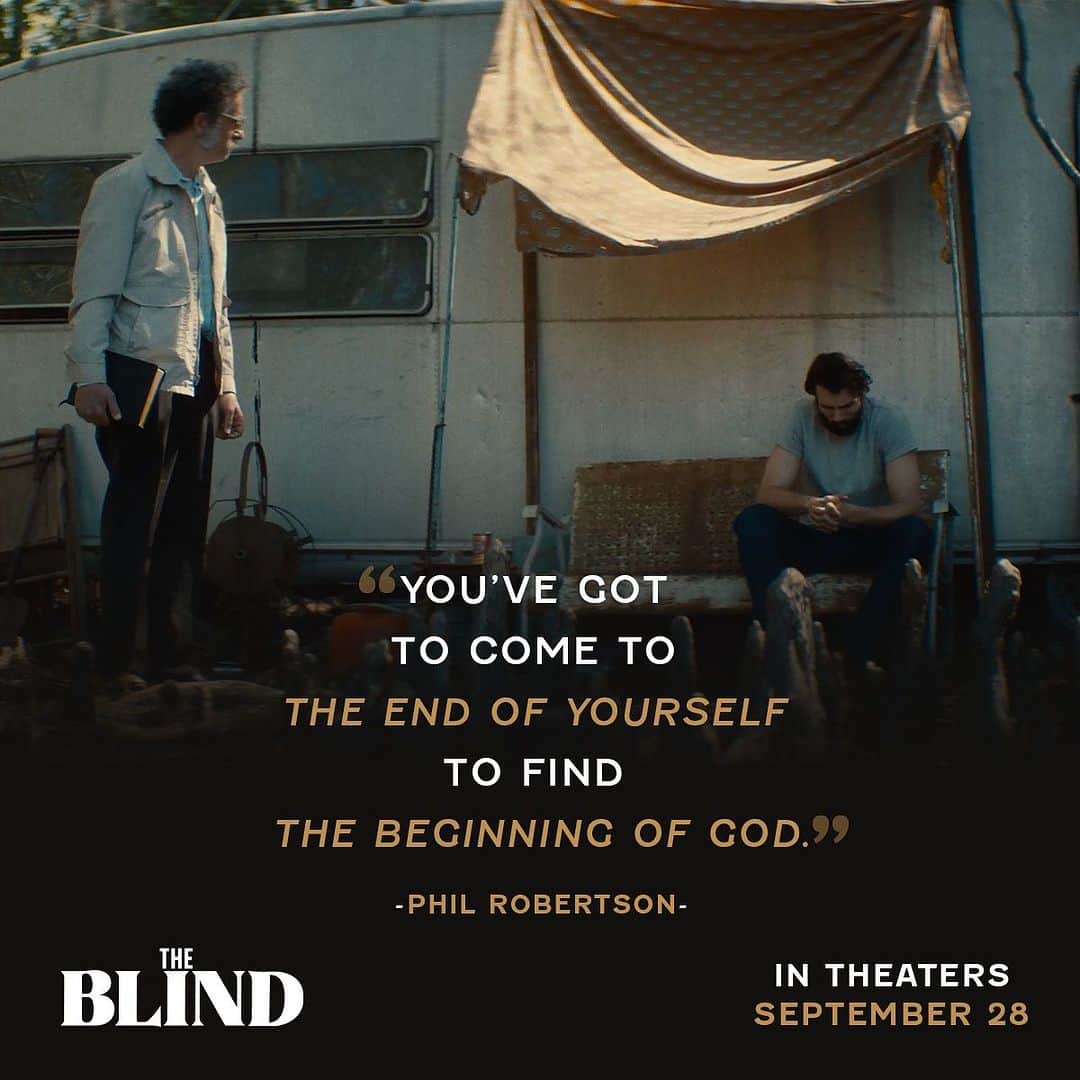 コリー・ロバートソンのインスタグラム：「“Immediately, something like scales fell from Saul’s eyes, and he could see again. He got up and was baptized, and after taking some food, he regained his strength. Saul spent several days with the disciples in Damascus. At once he began to preach in the synagogues that Jesus is the Son of God.” ‭‭Acts‬ ‭9‬:‭18‬-‭20‬ ‭  Go see @theblindmovie TONIGHT!! I promise you won’t regret it! #theblindmovie」