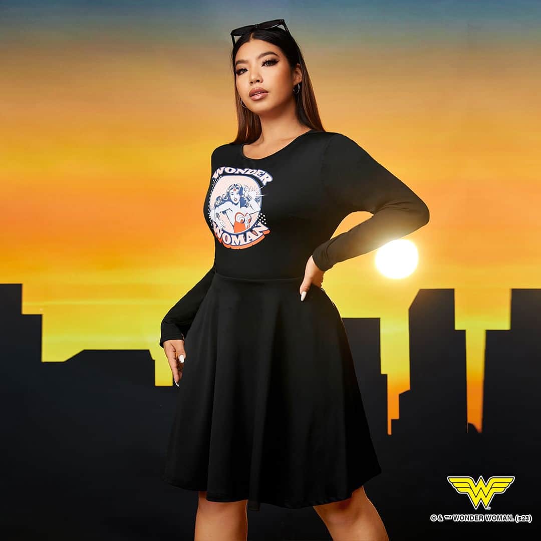 SHEINのインスタグラム：「Charge up your wardrobe with the fearless and fabulous Wonder Woman collection！ 🔍 Search "Wonder Woman" on SHEIN to view it all!  🔎19913831 20003007 19913936 20660527 20104224 20105804  #WONDERWOMANXSHEIN #WONDERWOMAN #SHEIN #SHEINCollabs  *P.S. Only available on US/CA/MX/BR/CL/MY/TH/PH/SG/JP/TW/ASIA/AU/NZ/ZA/IL/AR/BH/OM/KW/QA/SA/UAE/MA/EG/UK/FR/DE/IT/ES/NL/PL/PT/SE/CH/EUR/EUQS/VN」