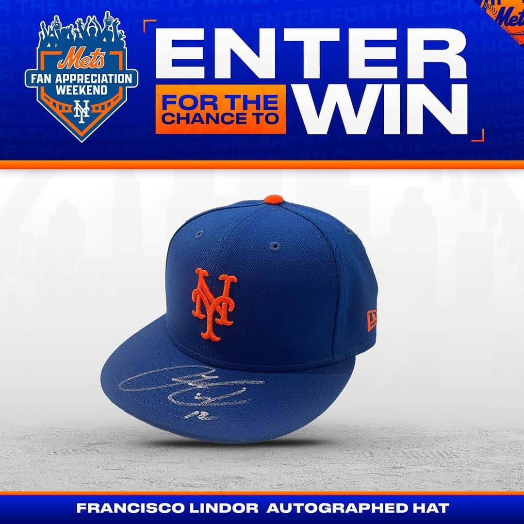 ニューヨーク・メッツさんのインスタグラム写真 - (ニューヨーク・メッツInstagram)「🧢 GIVEAWAY 🧢  FOLLOW @mets and COMMENT “LGM” on this post to enter for a chance to win a hat signed by @Lindor12BC!  No purchase necessary. Open to US and CAN residents (excluding Quebec), 18 or older. Ends: 12:00 PM ET on 10/2/23. Complete rules in bio.  #giveaway #sweepstakes #entertowin #contest #instagiveaway #prize #autograph #autographedhat #baseballhat」10月1日 2時15分 - mets