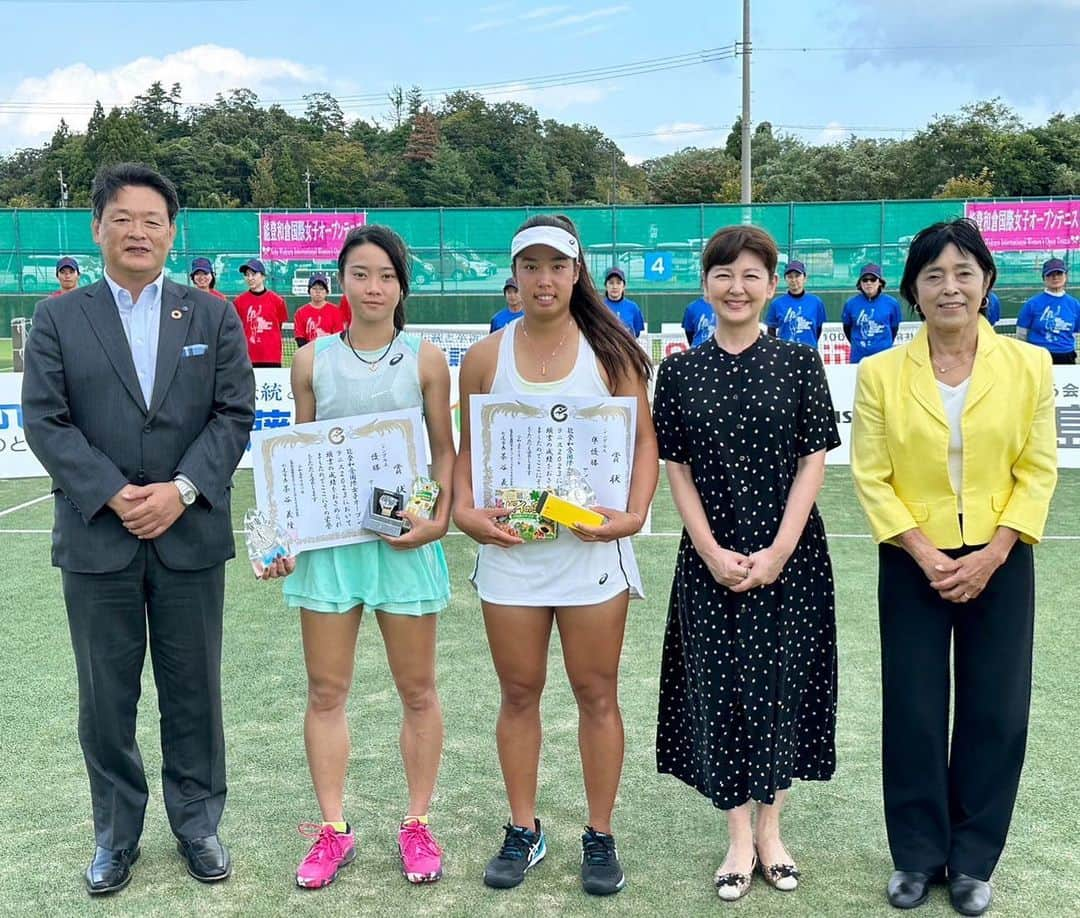 南野陽子さんのインスタグラム写真 - (南野陽子Instagram)「本年度も、能登和倉国際女子オープンテニス2023  大会アンバサダーをさせていただきました。 ヤン ヤー イー選手🇹🇼対 マー イーシン選手🇨🇳のシングルス決勝は、激戦の末、マー イーシン選手が優勝いたしました🏆 おめでとうございます✨」10月1日 13時50分 - yokominamino__