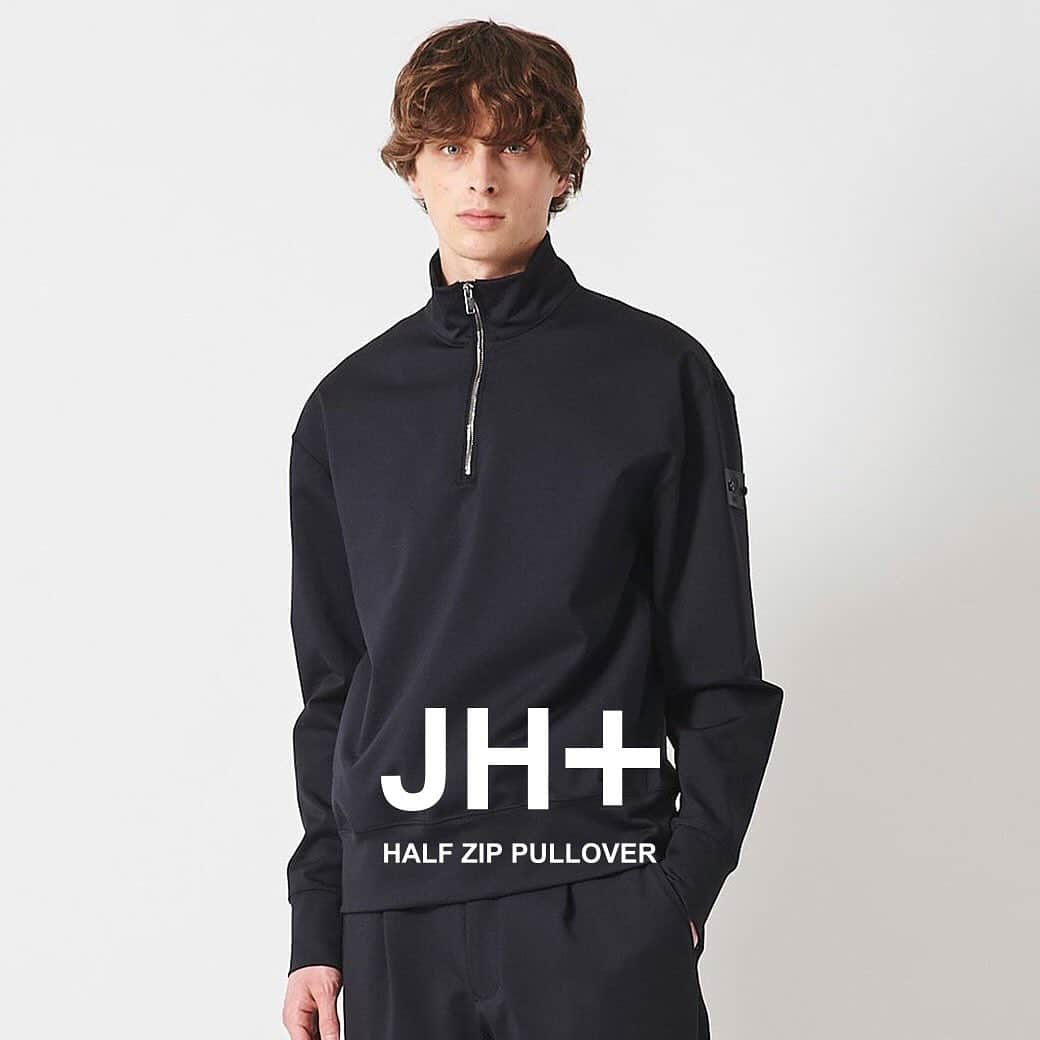 セレクトショップN.K.Bのインスタグラム：「junhashimoto 2023 A/W JH+ HALF ZIP PULLOVER入荷!!  セレクトショップN.K.B小林です。  junhashimoto 2023 A/W JH+ HALF ZIP PULLOVERの入荷です☆  「アクティブシーンをリッチにそしてラグジュアリーに演出” JH+ HALFZIP PULLOVER”」  junhashimoto AW Collectionでは外せないファブリックであるグロスリッチ素材を使用したスポーティでラグジュアリーなハーフジッププルオーバーの登場。  しっかりとした肉厚な生地感と艶やかな光沢感があるグロスリッチ素材は、ジャージとは思えない高級感を感じさせる人気ファブリック。  リッチな見た目とは裏腹に、高いストレッチ性と抜群なキックバックも魅力。ストレスなくご着用いただけます。  全品送料無料❗️新規会員登録ですぐ使える1,000ポイントも進呈中です。  ++++++++++++++++++++ N.K.Bは、福井県福井市にあるセレクトショップ。 オーナーの小林が、取扱ブランドの最旬コーデと新作先行予約・入荷情報をPostしています。 もしよければ、いいね＆フォローよろしくお願いします❗  【主な取扱ブランド】 AKM | エイケイエム VEGAHLUXE | ヴェガリュクス 1piu1uguale3 | ウノピュウノウグァーレトレ 1piu1uguale3 SPORT| ウノピュウノウグァーレトレスポーツ LUXE163AKMBB | リュクス163エイケイエムビービー Junhashimoto | ジュンハシモト TFW49 | ティーエフダブリューフォーティーナイン TOM FORD EYEWEAR | トムフォード アイウェア DABORO | ダボロ PIUORO | ピウオッロ MOOSEKNUCKLES | ムースナックルズ newblance | ニューバランス and more… ++++++++++++++++++++  #Junhashimoto #ジュンハシモト  #エヌケービー #メンズファッション #メンズファッションコーデ #ファッション好きと繋がりたい #メンズコーデ #お洒落さんと繋がりたい #おしゃれさんと繋がりたい #服好きな人と繋がりたい #ファッション好きな人と繋がりたい #ファッション大好き #今日のコーデ #本日のコーデ #ファッションコーデ #インスタファッション #エヌケービー #ファッションスナップ #ファッション好き #アパレルショップ #ファッションコーディネート #メンズアパレルショップ」