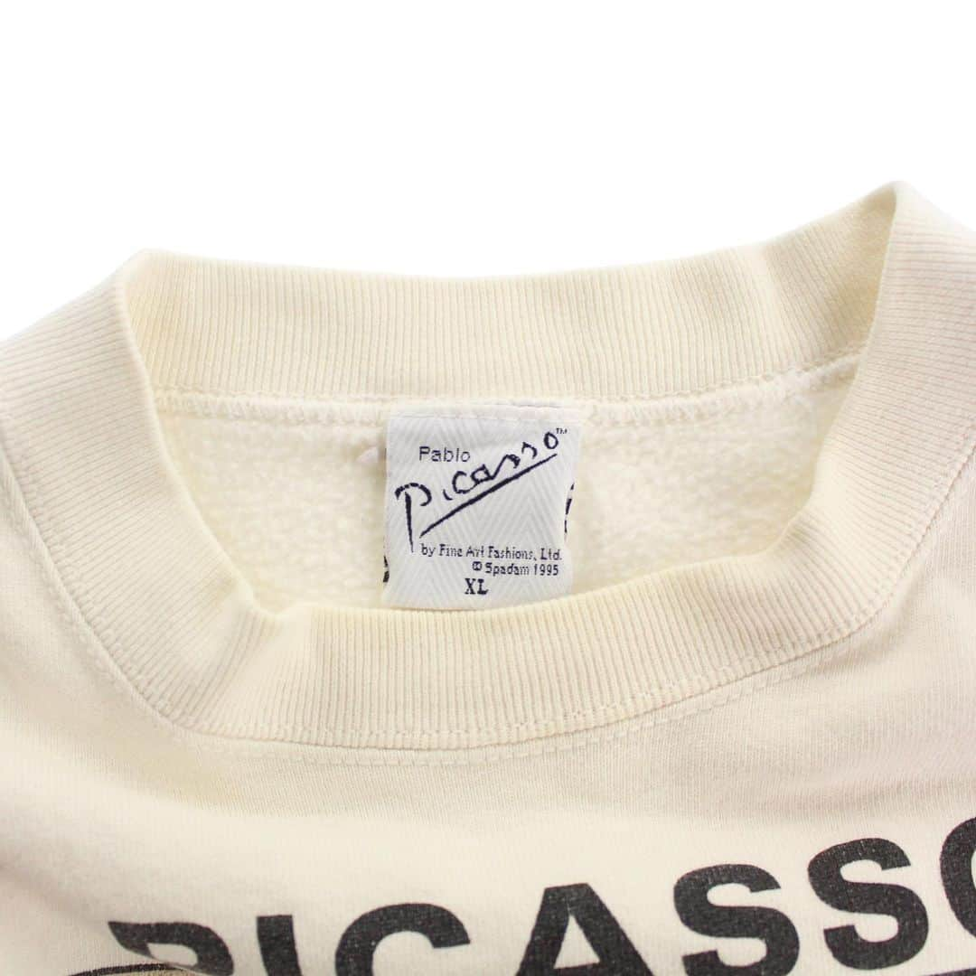 SANKAKUさんのインスタグラム写真 - (SANKAKUInstagram)「. 1990s Picasso sweat made in USA 着用モデル:174cm - - - - - スペシャルなアイテムが入荷しました。 探しても出てこない貴重なピカソのスウェット オーバーサイズなのも◎ - - - - -  高円寺OTSUで15年培った経験を活かし、新形態でより都会的でクリーンなアイテムを提案致します。1点,1点をセレクトとし、古き良き物を現代に落とし込む高感度な古着屋です。  "OTSU TOKYO"ならではの洗練されたアイテムをたっぷりご用意しております。メンズ,レディース,幅広い年齢層に楽しんで頂けるお店になってるかと思います。 是非ご来店お待ちしております☺︎  - - - - - #古着屋 #下北沢 #デザイナーズ古着」10月1日 12時48分 - otsu_tokyo