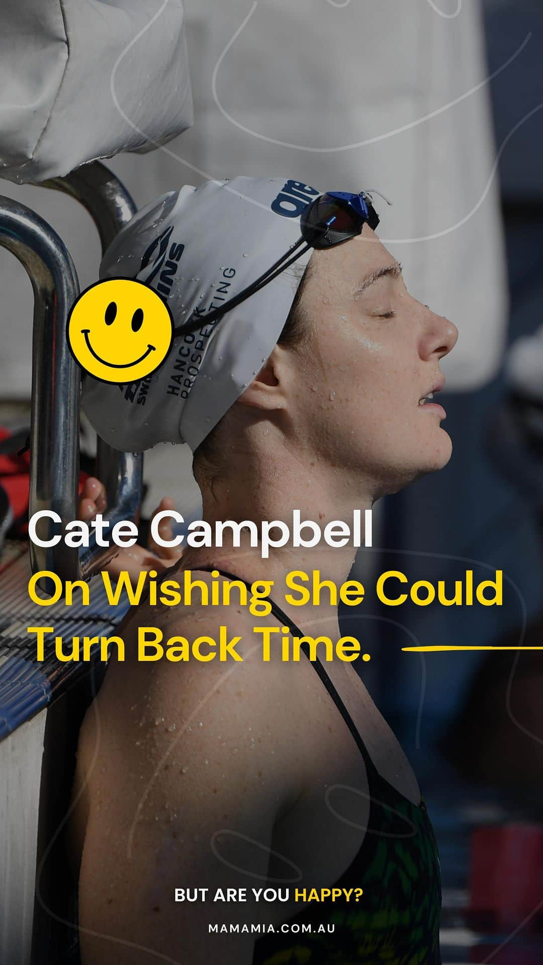 ケイト・キャンベルのインスタグラム：「Even Olympic gold medalists have their ‘if only’ moments. When did you wish you could turn back time?  #catecampbell #olympics #goldmedalist #podcast #mamamiapodcast」