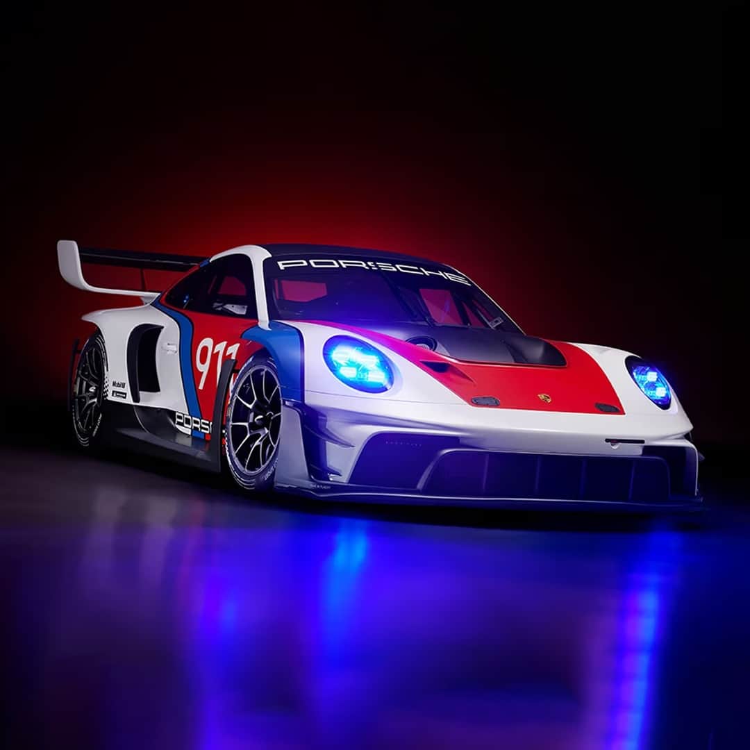 HYPEBEASTさんのインスタグラム写真 - (HYPEBEASTInstagram)「@hypedrive: @porsche has revealed its all-new 911 GT3 R rennsport at the Rennsport Reunion 7 held at the WeatherTech Raceway Laguna Seca, a highly anticipated reveal for sports car enthusiasts and collectors.⁠ ⁠ Limited to just 77 units, the 911 GT3 R rennsport is an exquisite collector’s item boasting a power output of just under 620 hp, significantly higher than its predecessor, the 911 GT3 R of the current 992 generation. Beyond expressing itself as a track demon, the new rennsport also comes across as a work of art, blending modern design and performance.⁠ ⁠ Performance-wise,  the rennsport is powered by a 4.2L six-cylinder boxer engine revving up to 9,400 rpm and is capable of running on a variety of fuels, including bio-ethanol and regeneratively produced e-fuels — a step closer to carbon-neutral operation.⁠ ⁠ Pricing for the new rennsport starts at $1,046,000 USD with allocations available upon application through a dedicated page launched by Porsche Motorsport.⁠ Photo: Porsche」10月1日 5時30分 - hypebeast