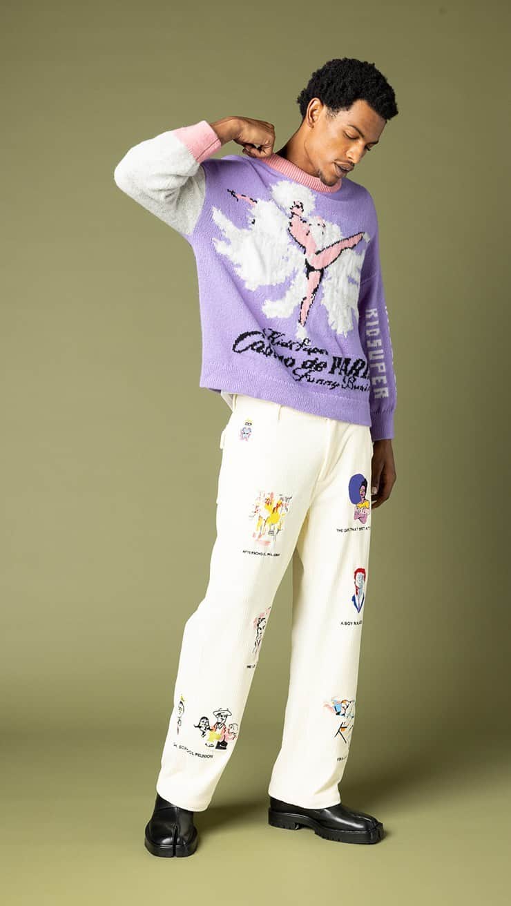 Fred Segalのインスタグラム：「Welocome to @kidsuper’s “Funny Business.” Shop our selection of the latest AW23 styles now at FREDSEGAL.com.」