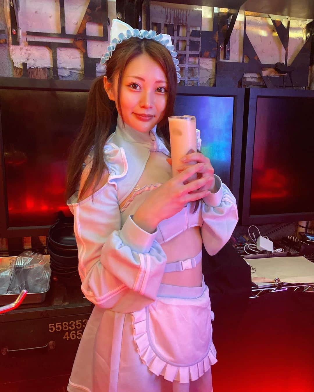 佐藤花×最上一花のインスタグラム：「飲みイベありがとでした！  #サイバーパンク #コスプレ」