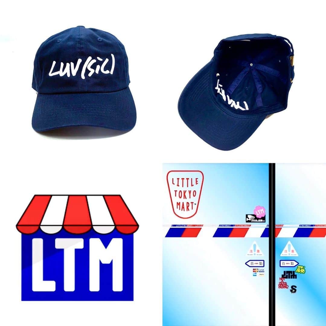 のインスタグラム：「NAVY Luv(sic) dad hat at LTM by the same LA merch team littletokyomart.com more items to drop soon!」
