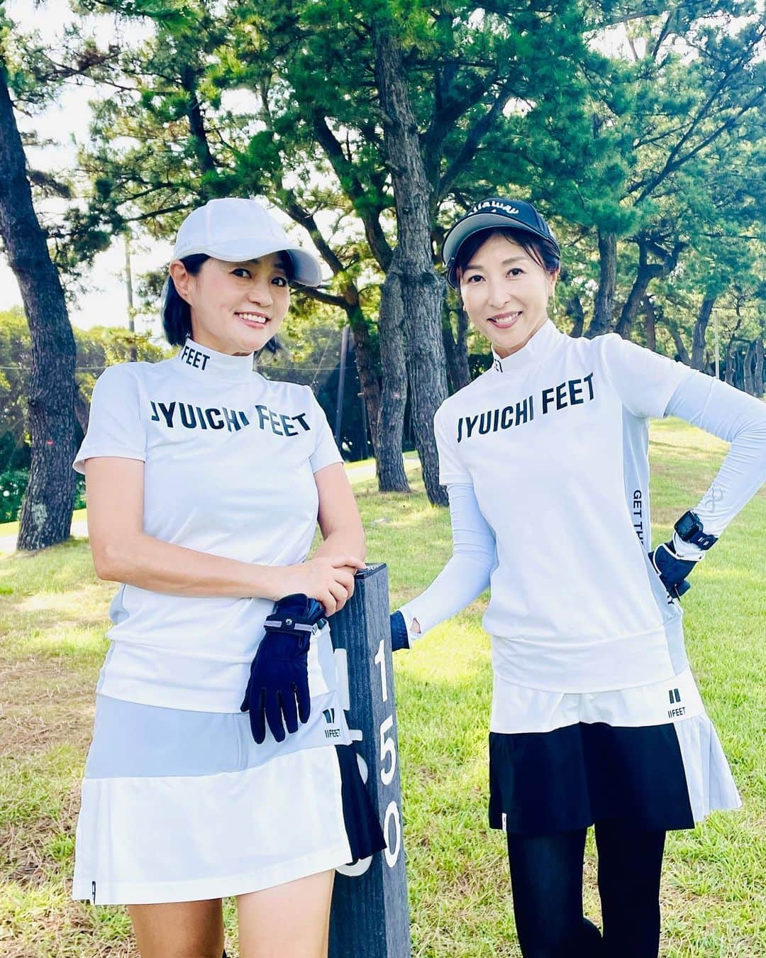 かとうれいこさんのインスタグラム写真 - (かとうれいこInstagram)「golf⛳️  志穂さんとお揃い♡  先日も1日いっぱい志穂さんに笑わせていただきました😆  @shihohashimoto3  @jyuichifeet  #下川美奈ちゃん #ゴルフ #若洲ゴルフリンクス」10月1日 9時41分 - katoreiko_official