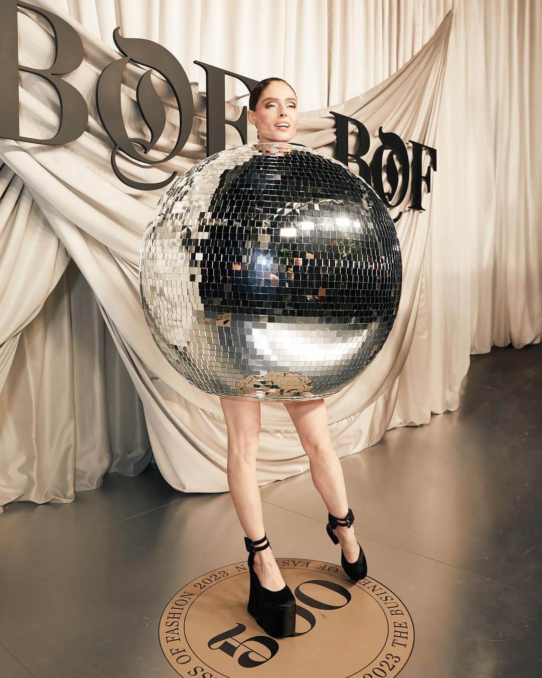 ココ・ロシャのインスタグラム：「@bof gala was a ball 🪩」