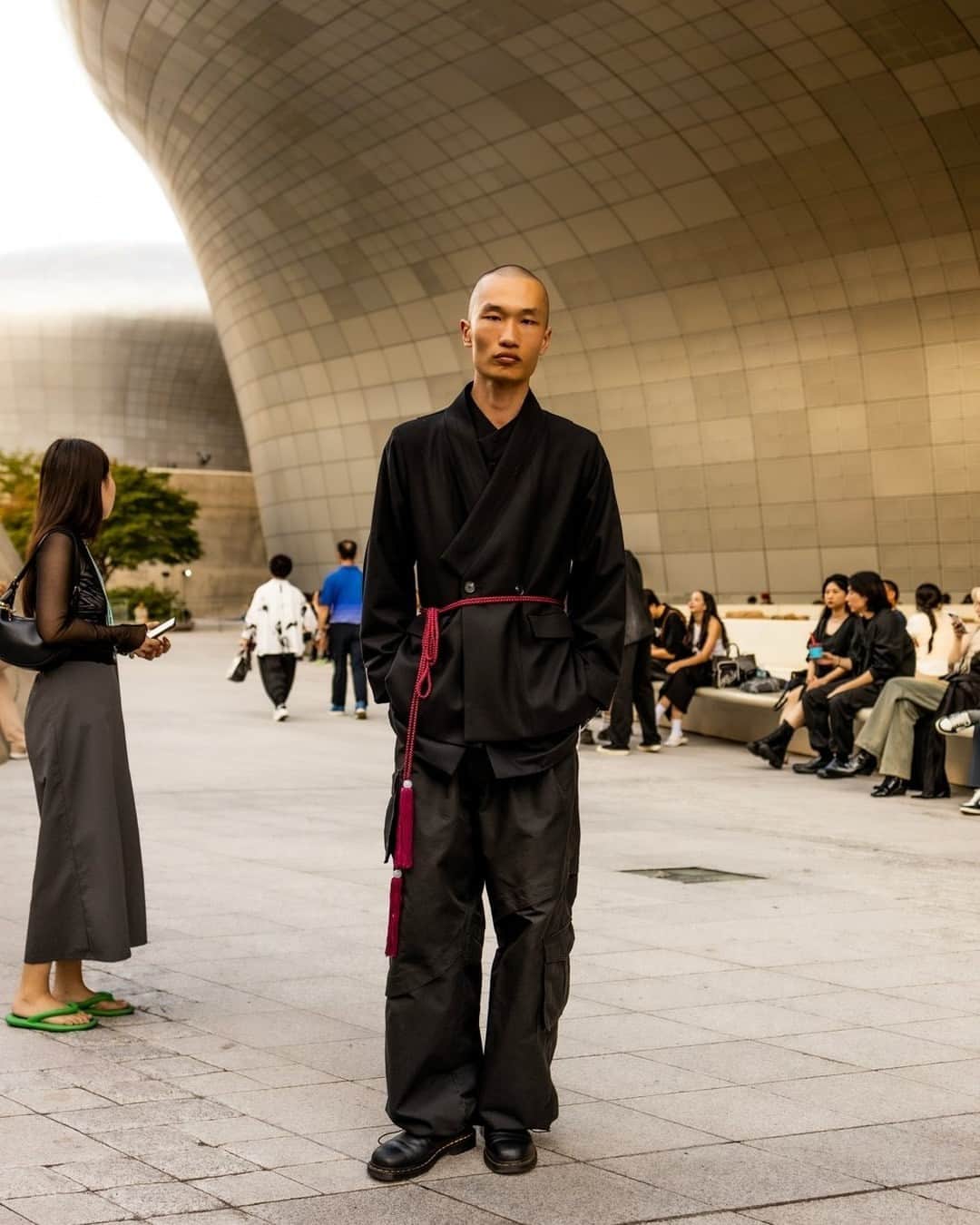 のインスタグラム：「Name: ronny kim⁠ Occupation: model⁠ ⁠ Tops #JOSEONTIGER⁠ Pants #JOSEONTIGER⁠ ⁠ Photo by @shogomorishita⁠ ⁠ #スナップ_fs #fashionsnap #fashionsnap_men」