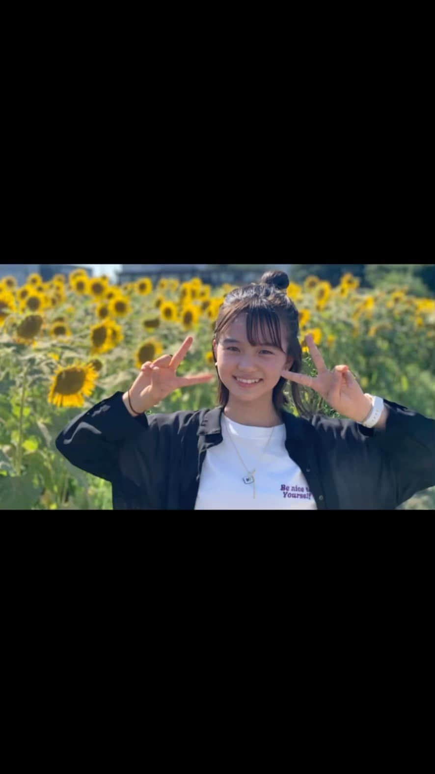 大島美優のインスタグラム：「夏の思い出🌻 涼しくなってきましたね！  #ひまわり #大島美優」