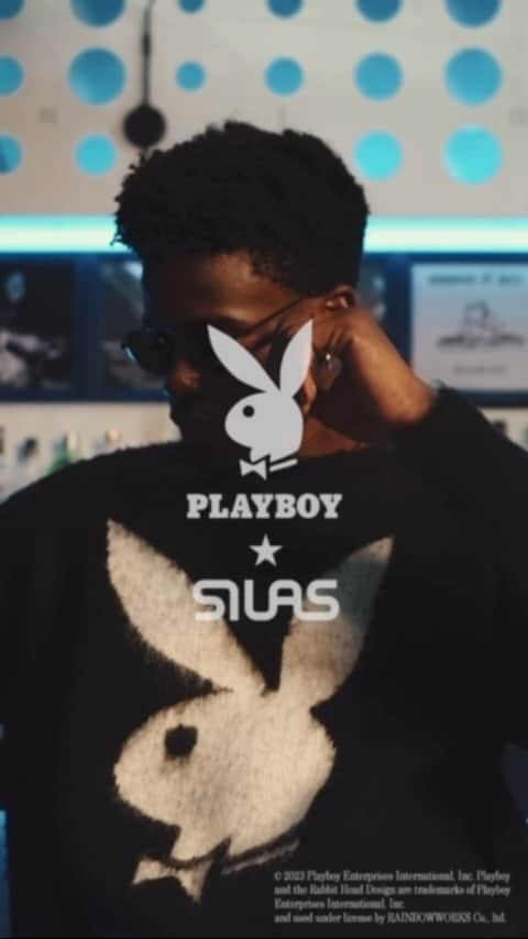 サイラスのインスタグラム：「SILAS “PLAYBOY” COLLECTION  ☑ PLAYBOY×SILAS DISTRESSED SWEATER M,L,XL ¥19,800  WEBSTORE calif ZOZOTOWN SILAS取り扱い店舗にて発売中。 ⁡ #silas #silasandmaria #サイラス #ストリート#ロンドンストリート #ストリートファッション #メンズファッション #新作 #PLAYBOY #プレイボーイ」