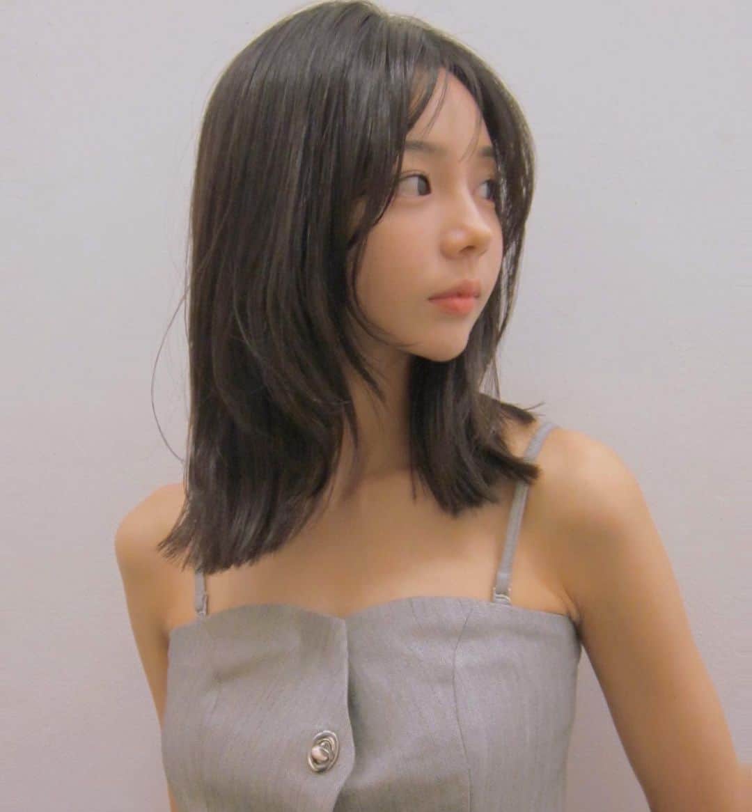 金田和樹のインスタグラム：「柔らかいミディアム♡ 似合うヘアにさせていただきます😊」