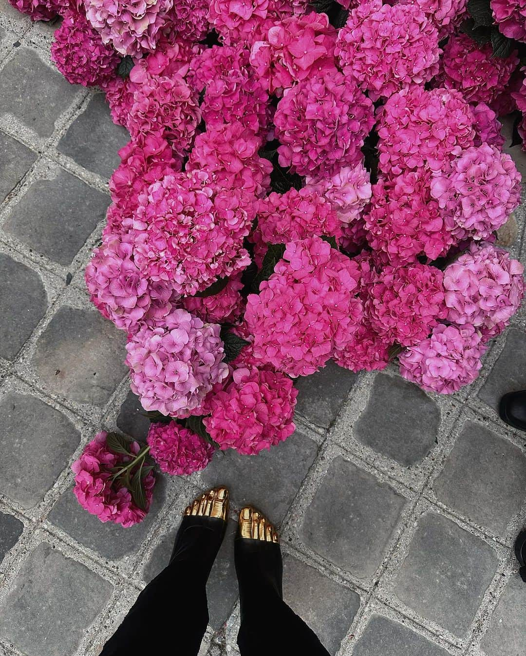 クリッセル・リムさんのインスタグラム写真 - (クリッセル・リムInstagram)「Golden toes for @schiaparelli show 🦶  @lemeuriceparis @dorchestercollection  #dcmoments」10月1日 22時54分 - chrisellelim