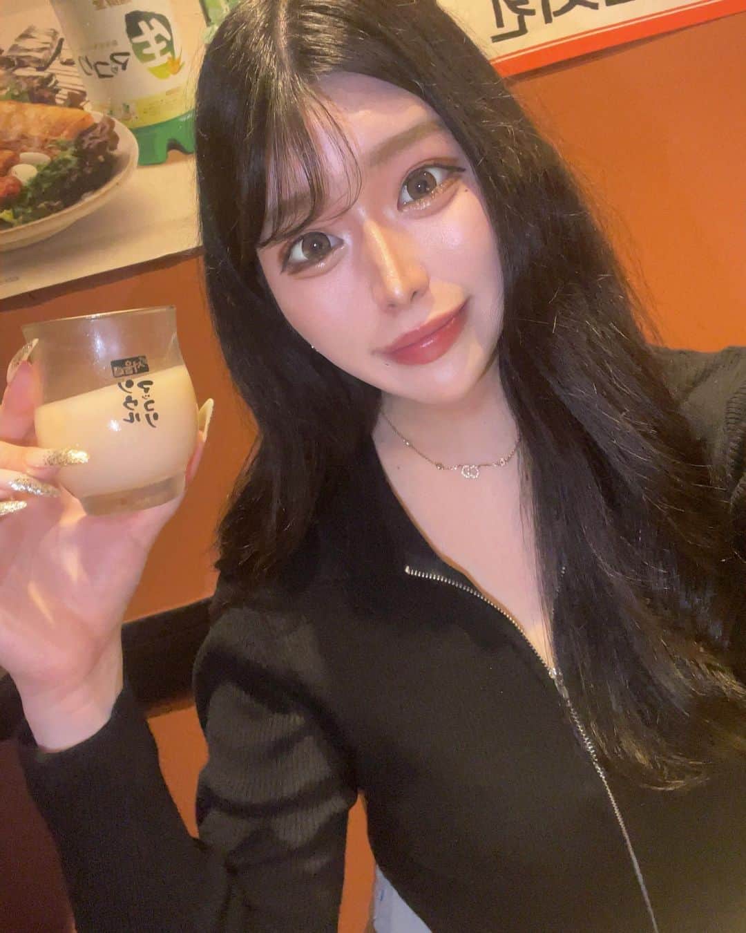 一条ラムのインスタグラム：「_ . . 韓国の爆美女見るのがワタシのモチベーションです🫶🏻💗ﾜﾗ . #selflove #韓国 #韓国料理屋 #韓国グルメ #名古屋グルメ #follow #followforfollowback」