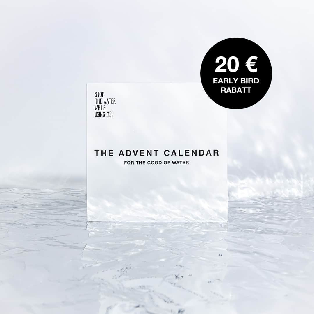 Stop The Water While Using Me!のインスタグラム：「Be the first to catch our big wave – 48h special discount at the end of this caption. 🌊⁠ ⁠ Unser Adventskalender for the good of water:⁠ ⁠ 💧 im Wert von 129 € ⁠ 💧 6 Originalgrößen statt 24 Wegwerf-Minis⁠ 💧 beinhaltet deine gesamte Pflegeroutine⁠ 💧 nachhaltige, recycelte Verpackung⁠ 💧 inklusive Extra-Überraschung⁠ ⁠ Unser Adventskalender vereint all das, wofür wir stehen: Angefangen bei der entscheidenden Idee, laufendes Wasser beim Zähneputzen und Händewaschen zu stoppen bis hin zu unserer umfassenden Mission unsere wichtige Ressource zu sparen, zu spenden und zu schützen.⁠ ⁠ Als Waterlover sparst du einmalig in den nächsten 48 Stunden ganze 20 € auf unseren Adventskalender mit dem Code ADVENT20.⁠ ⁠ #stopthewater #stopthewaterwhileusingme #adventskalender #forthegoodofwater  #waterlover」