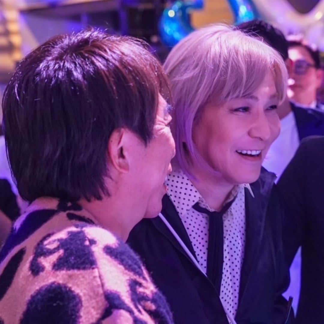 小室哲哉のインスタグラム：「avex松浦会長のお誕生日会🎂 でした♫」