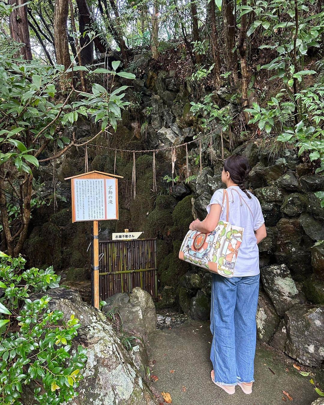 高橋愛さんのインスタグラム写真 - (高橋愛Instagram)「@yamashina_shouten_ 🌿  @biople fes.で お話を聞いてて 絶対行きたい！ と思って 行ってきました。  たまたま 京都に旅行で行く予定があったので 行ける！ ってなって 行ってきたんだけど  車から降りた瞬間から 空気が違った！  澄んでて とっても 気持ちが良かったです😊🙏🏻  また、行きたいっ！  #山科聖天 #双林院 #kyoto #japan」10月1日 17時07分 - i_am_takahashi
