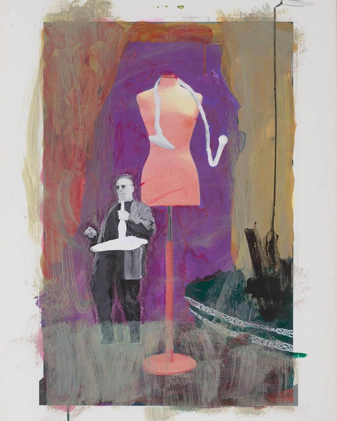 のインスタグラム：「Gagosian is participating in the 2023 edition of Frieze Masters in London later this month with a presentation of paper-based works by Franz West that spans his career from the early 1970s through the 2010s, conceived in association with the Estate of Franz West and through the initiative of the Franz West Privatstiftung.   Chosen in collaboration with artist Oscar Murillo (@lacachepli), the selection in London highlights West’s irreverence and ingenuity. As Murillo notes, “He has always been a hero. With this presentation for Frieze Masters, it is a huge honor to share a new intimacy with his works: these drawings, sculptures, and furniture. It has been a pleasure to put them together in conversation.” Follow the link in our bio to learn more.  ___________ #FranzWest #FriezeMasters #Gagosian @friezeofficial Franz West; (1) "Untitled," 2007 (detail), (2) "Untitled," 2005 (detail); Artwork © Archiv Franz West, © Estate Franz West, courtesy Franz West Privatstiftung. Photos: Prudence Cuming Associates Ltd」