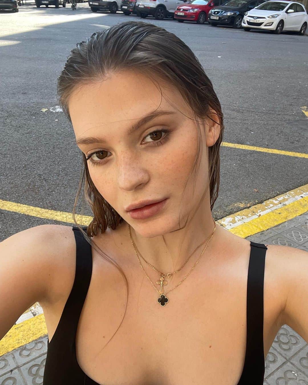 Nastya Skoptsovaのインスタグラム：「bcn📍」