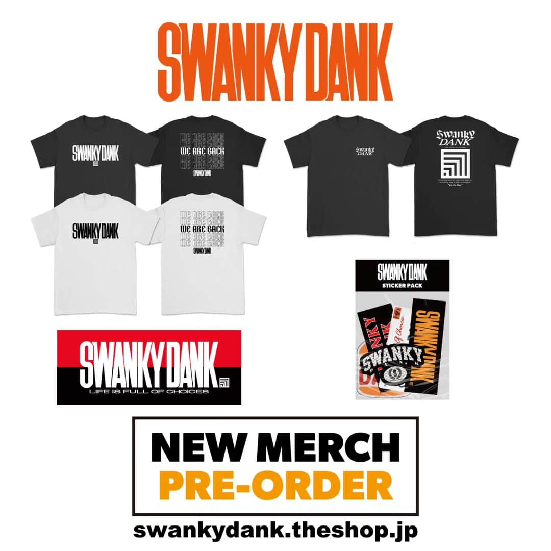 松尾雄一さんのインスタグラム写真 - (松尾雄一Instagram)「[New Merch] SWANKY DANK Official Online Storeオープン！ 新作アイテムの先行予約販売決定！  <受付期間> 10月1日 (日) 12:00 - 10月9日 (月・祝) 23:59 ※商品の発送は11月2日 (木) 以降になります。  - SWANKY DANK Official Online Store - https://swankydank.theshop.jp  #SWANKYDANK」10月1日 17時57分 - swanky_dank_yuichi