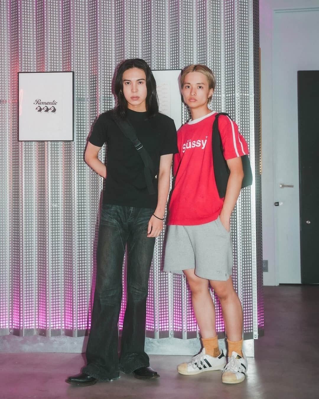 のインスタグラム：「Name: shin / hassy⁠ Age: 22⁠ Occupation: アイリスト/美容師⁠ ⁠ Pants #FaxCopyExpress⁠ Shoes #adidas⁠ ⁠ Photo by @josiah.__.toshi⁠ ⁠ #スナップ_fs #fashionsnap #fashionsnap_men」
